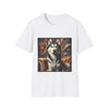 Siberian Husky Bold Swirl  | Unisex Dog T-Shirt