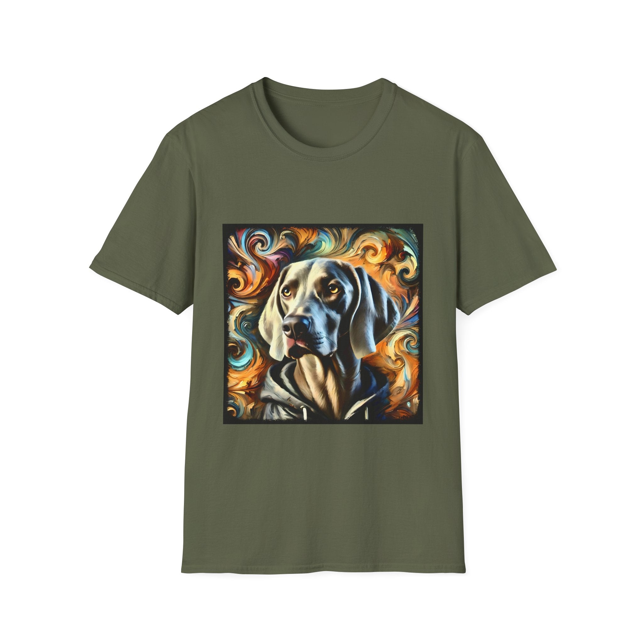 Weimaraner Warm Swirl | Unisex Dog T-Shirt