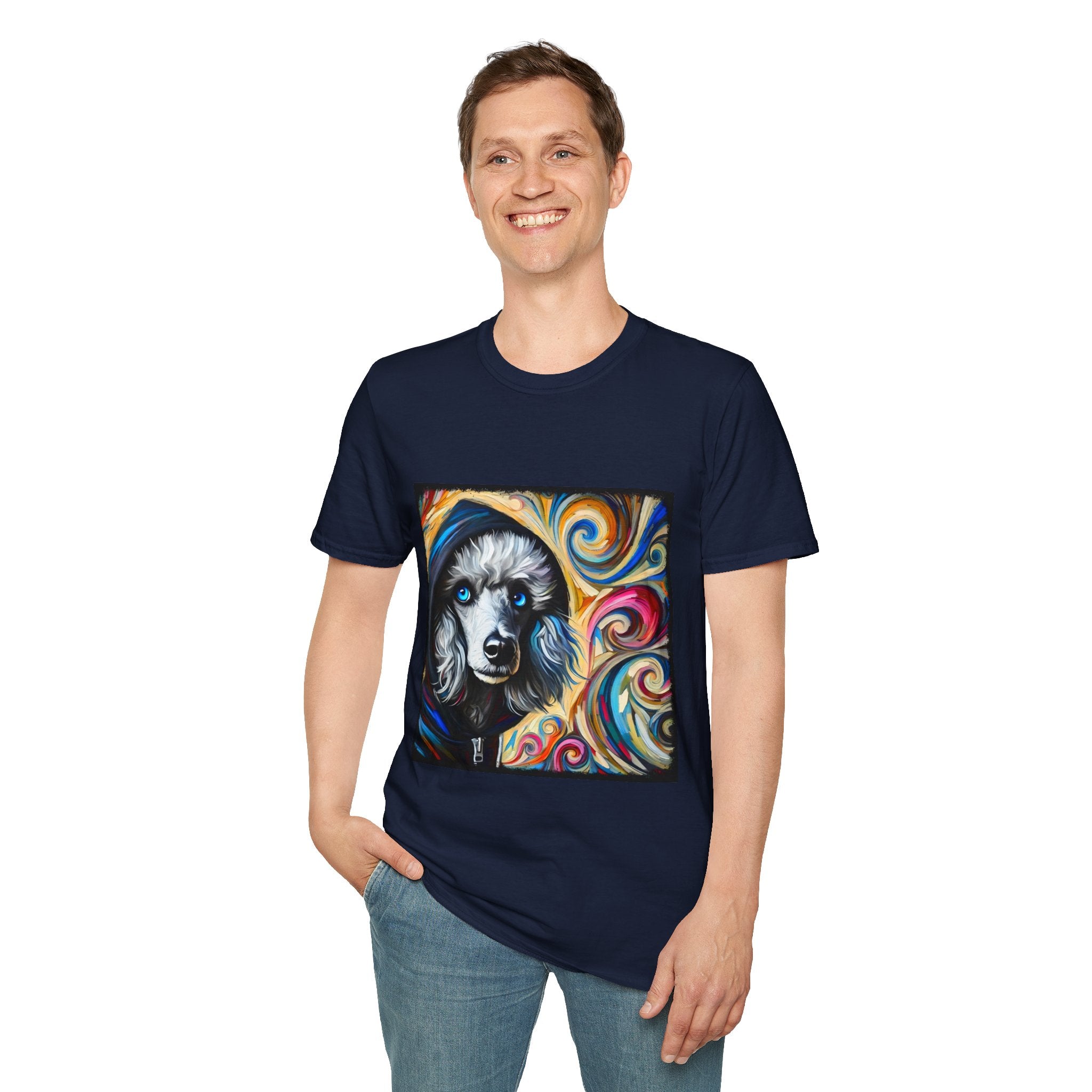 Poodle Relaxed Swirl | Unisex Dog T-Shirt