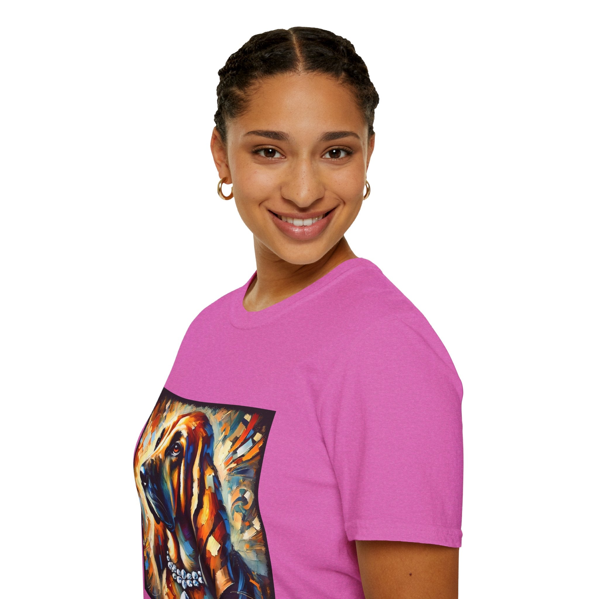 Bloodhound Diamond Bold Classic | Unisex Dog T-Shirt