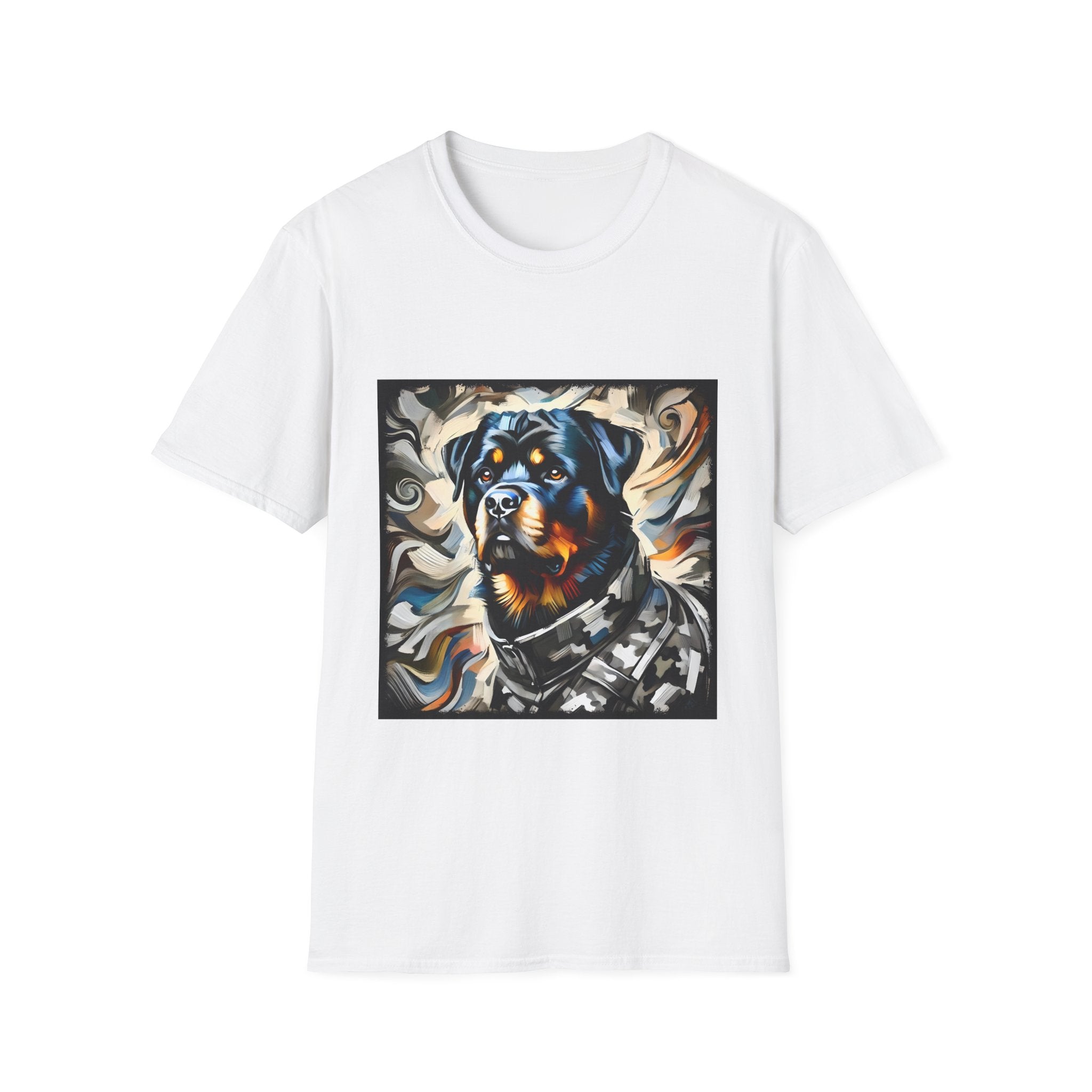 Rottweiler Bold Camo Classic | Unisex Dog T-Shirt