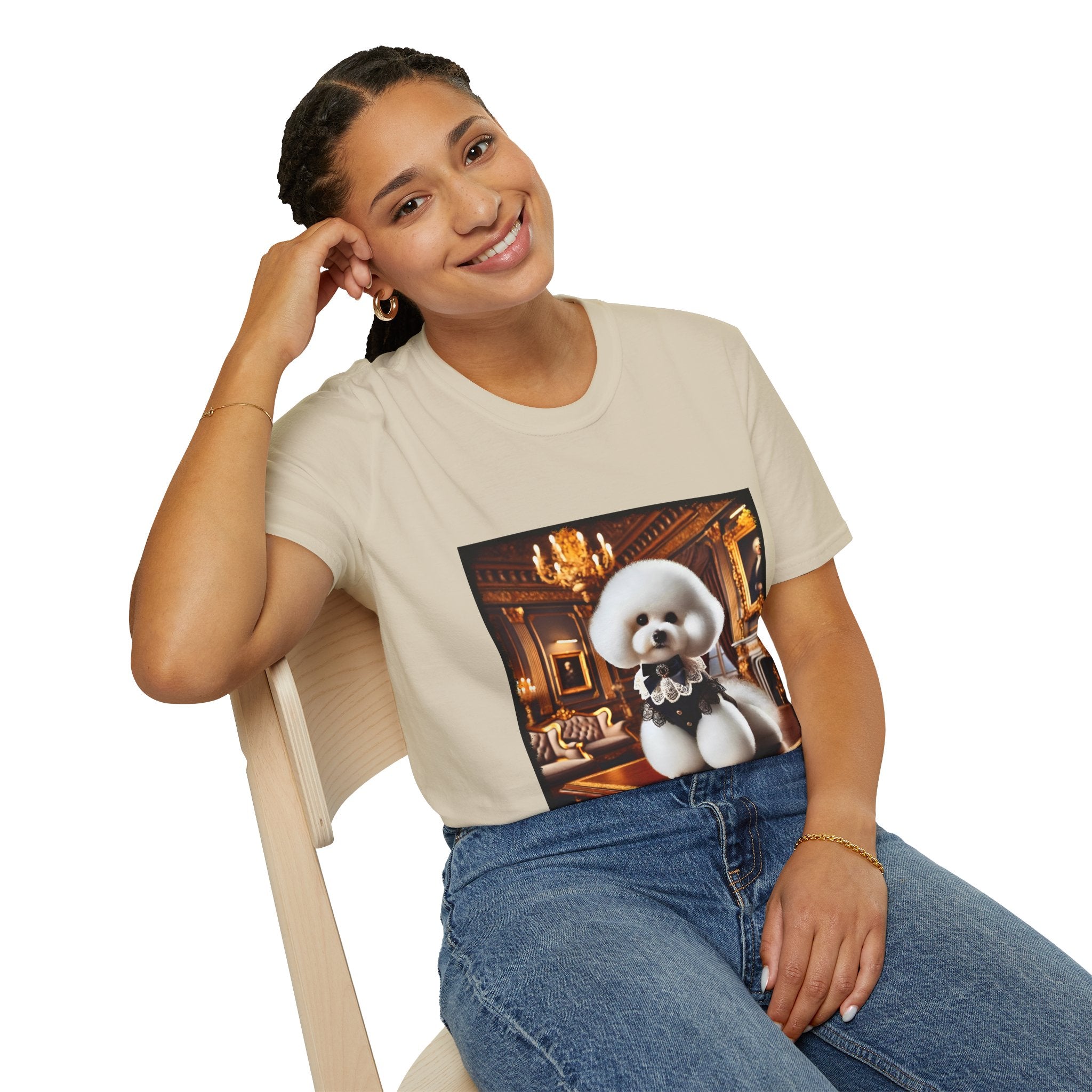 Bichon Frise Status Sniffer | Unisex Dog T-Shirt