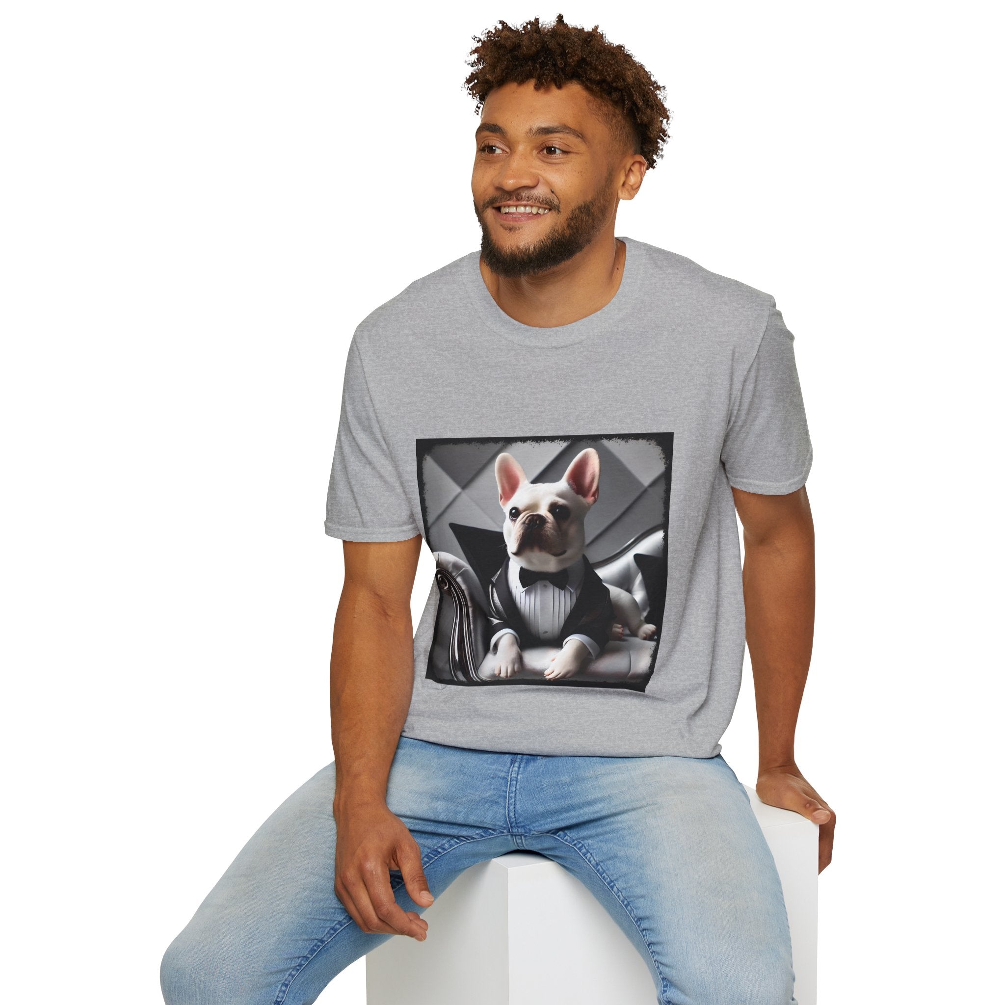 French Bulldog Debonair Dude | Unisex Dog T-Shirt
