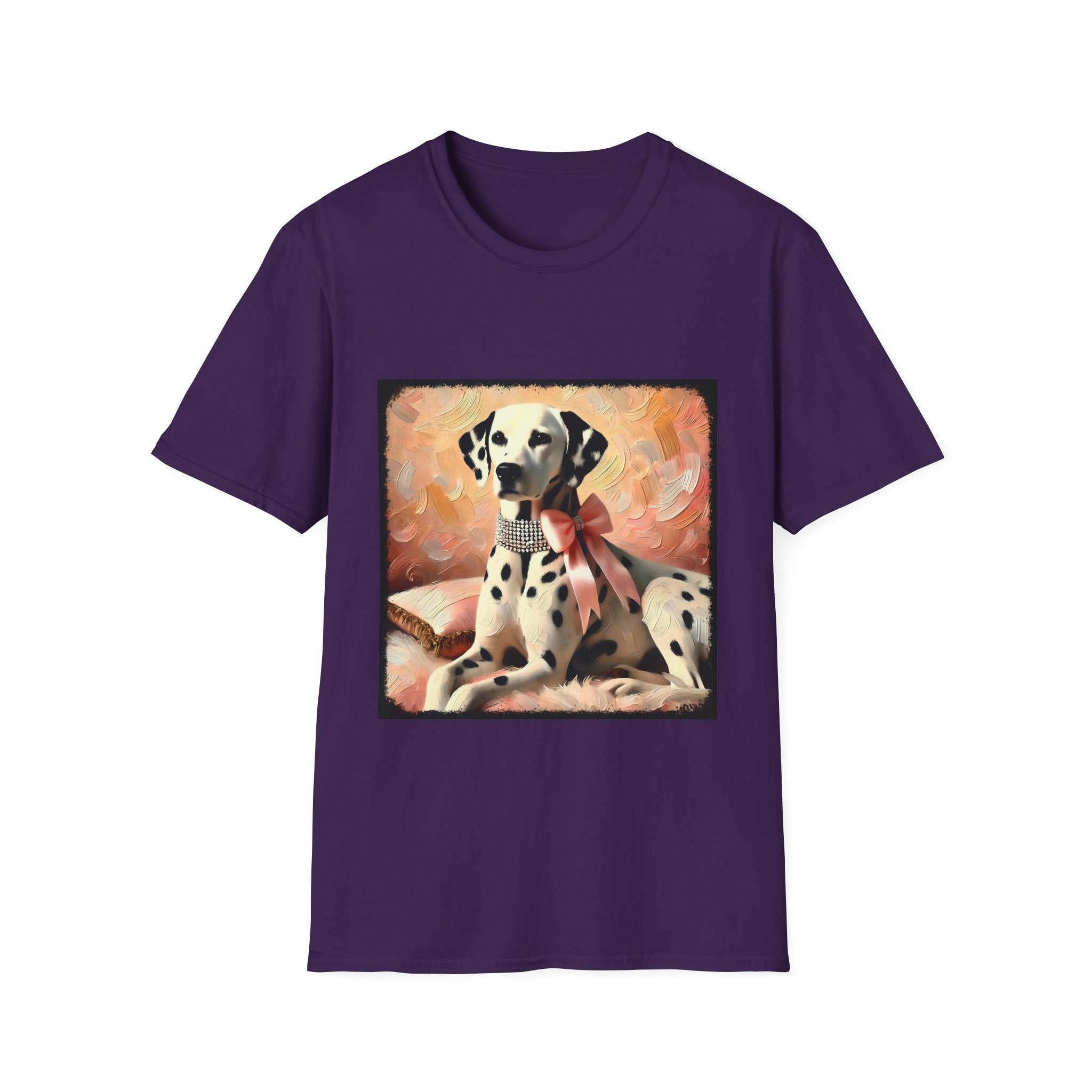 Dalmatian Diamond Bow Classic | Unisex Dog T-Shirt