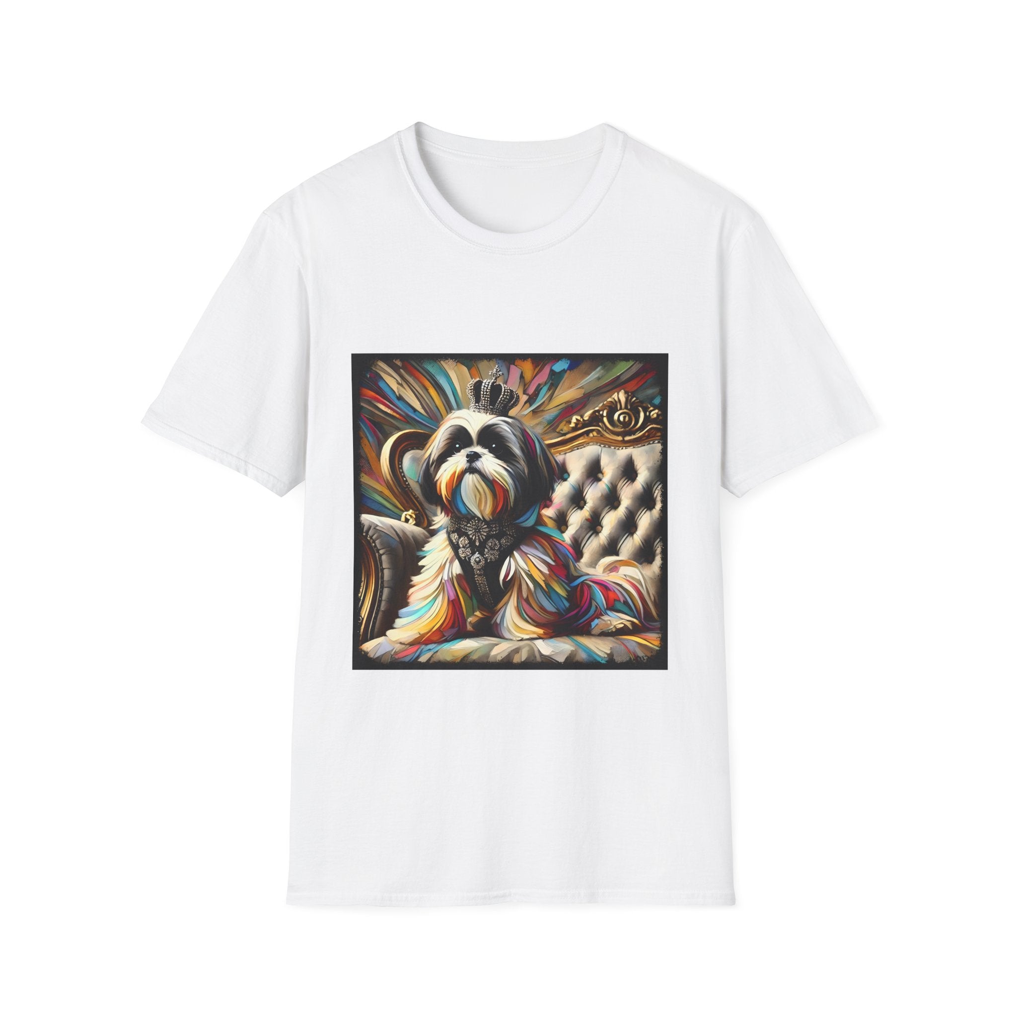 Shih Tzu Diamond Crown Classic | Unisex Dog T-Shirt