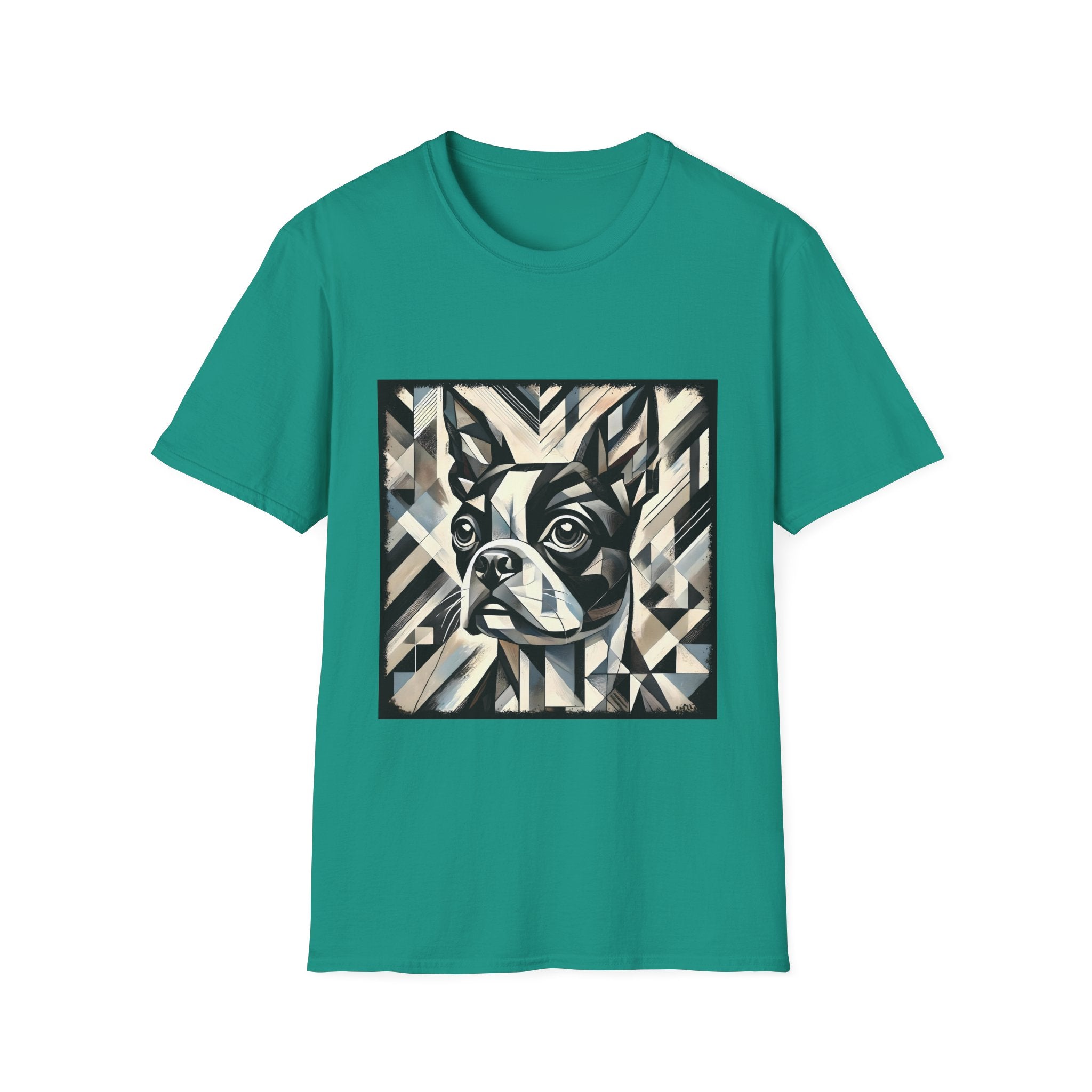 Boston Terrier Geometric | Unisex Dog T-Shirt