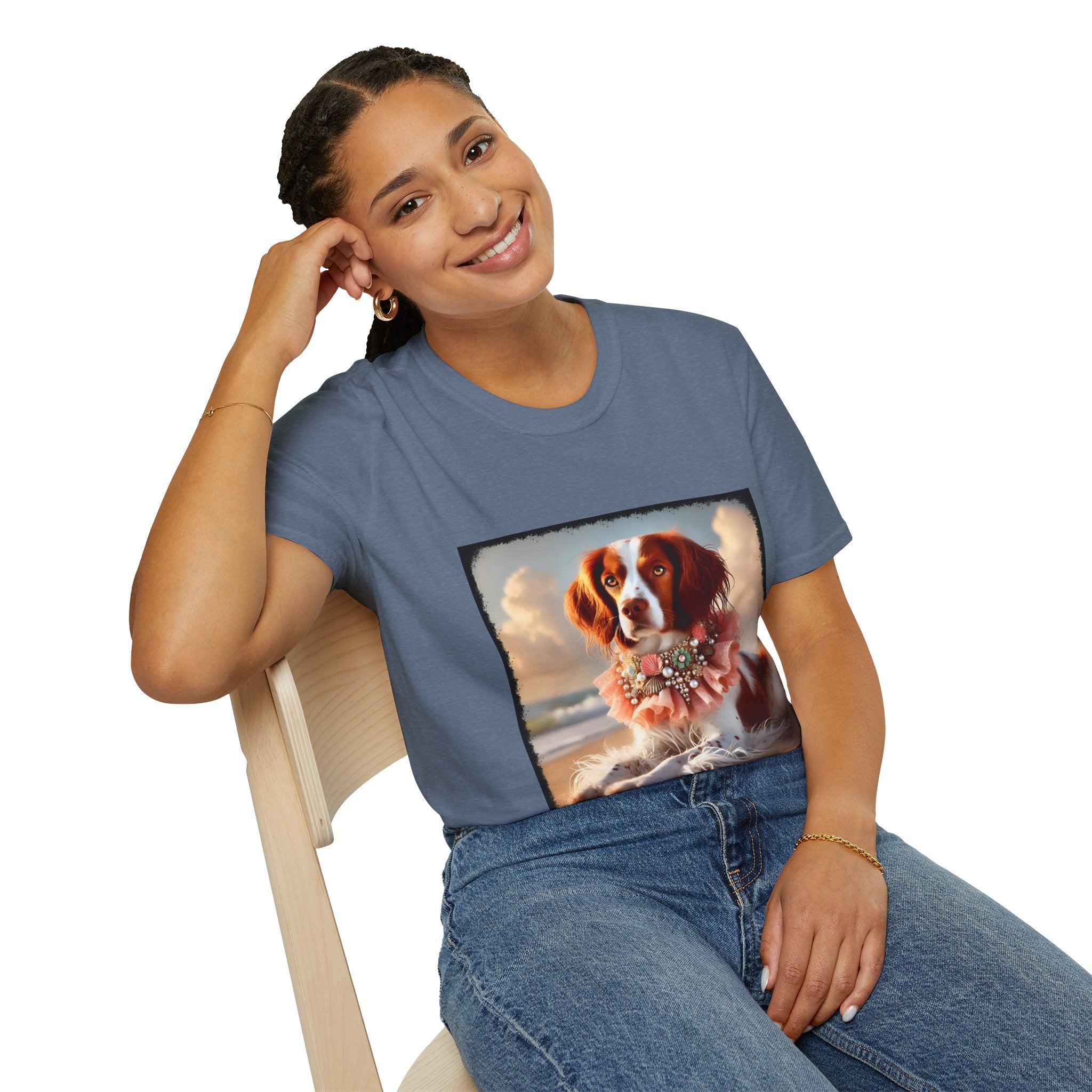 Brittany Beach Beauty | Unisex Dog T-Shirt