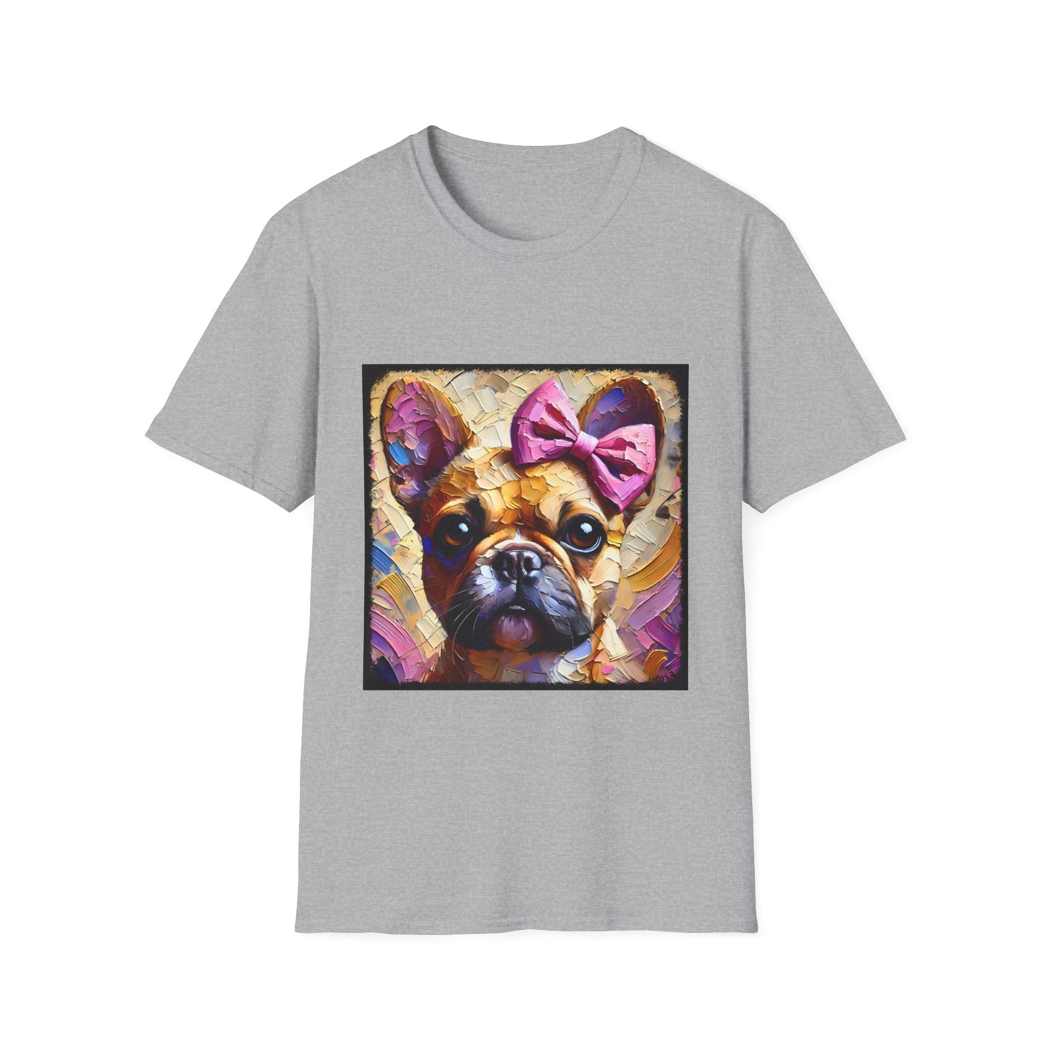 French Bulldog Textured Classic | Unisex Dog T-Shirt