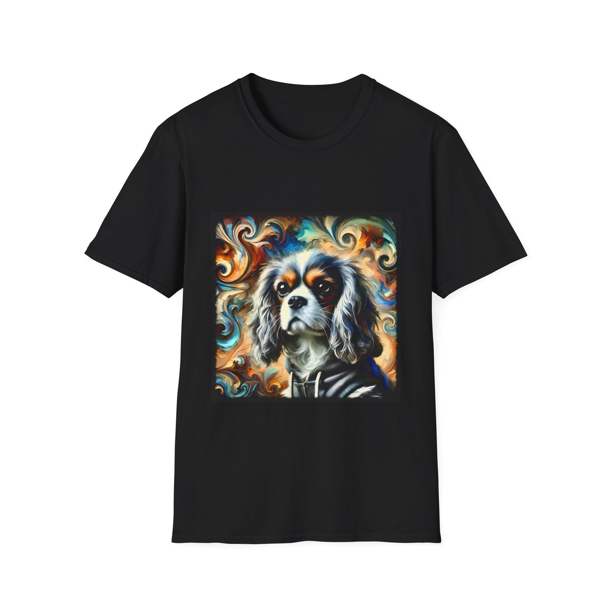 Cavalier King Charles Spaniel Silver Swirl | Unisex Dog T-Shirt
