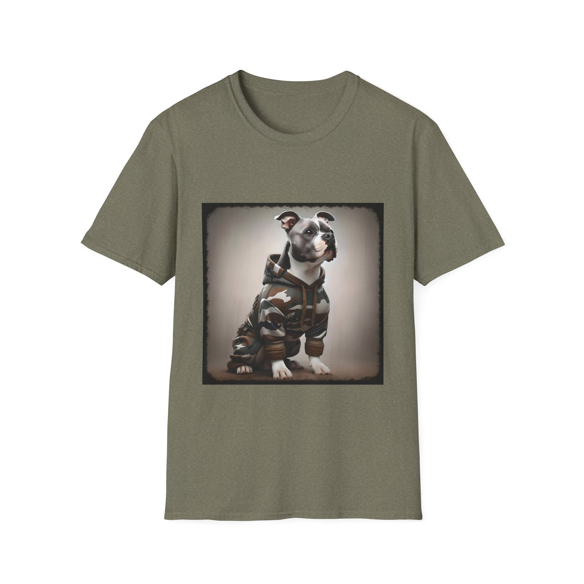 American Pit Bull Terrier Camo Cutie | Unisex Dog T-Shirt