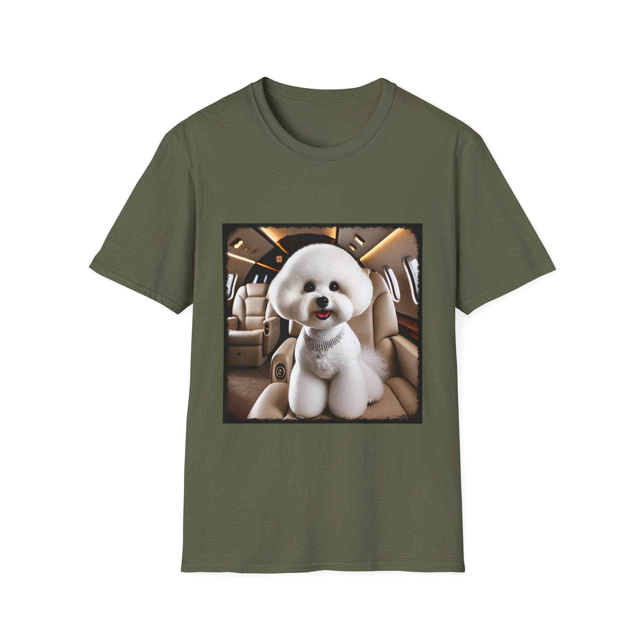 Bichon Frise Friendly Flier | Unisex Dog T-Shirt