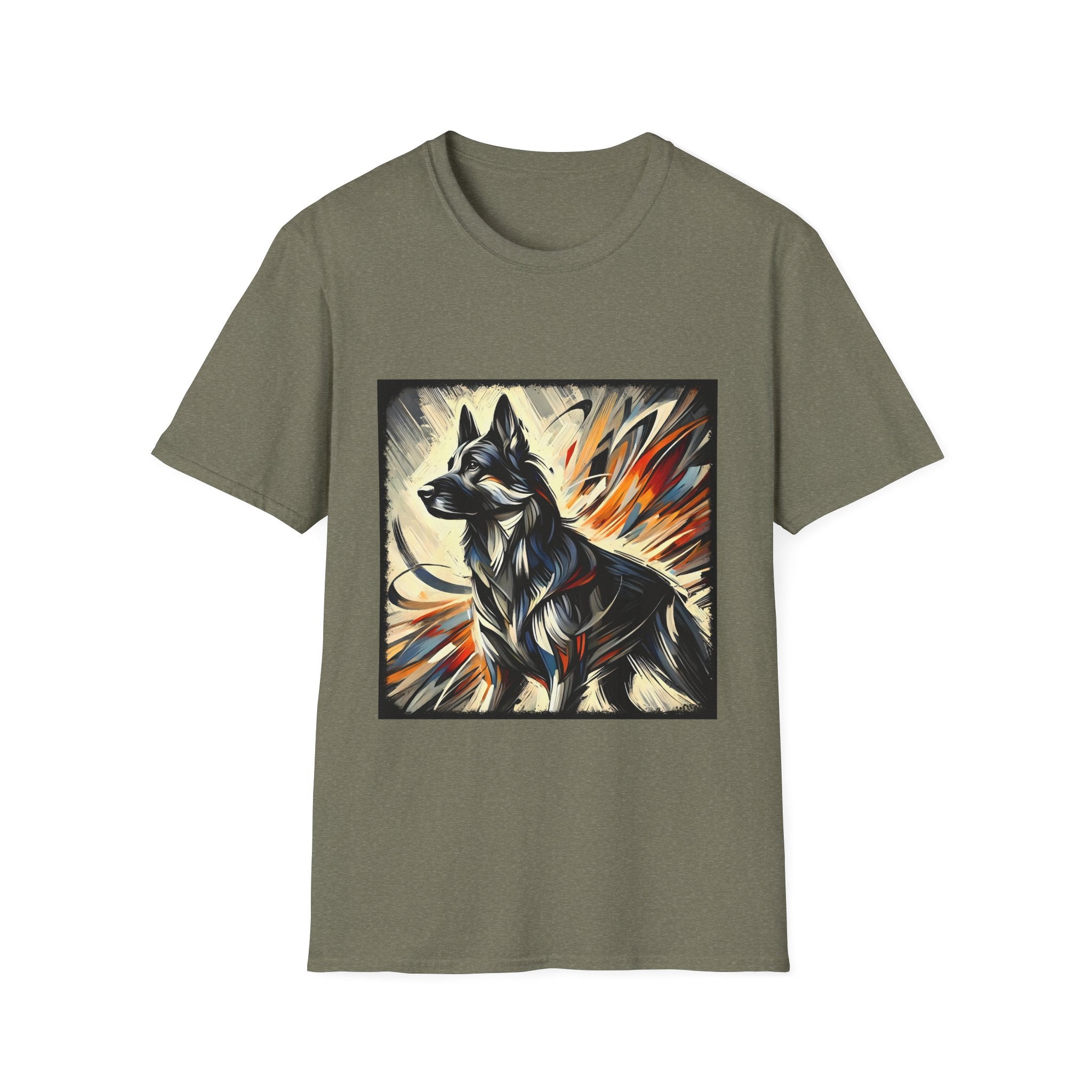 German Shepherd Fire Classic | Unisex Dog T-Shirt