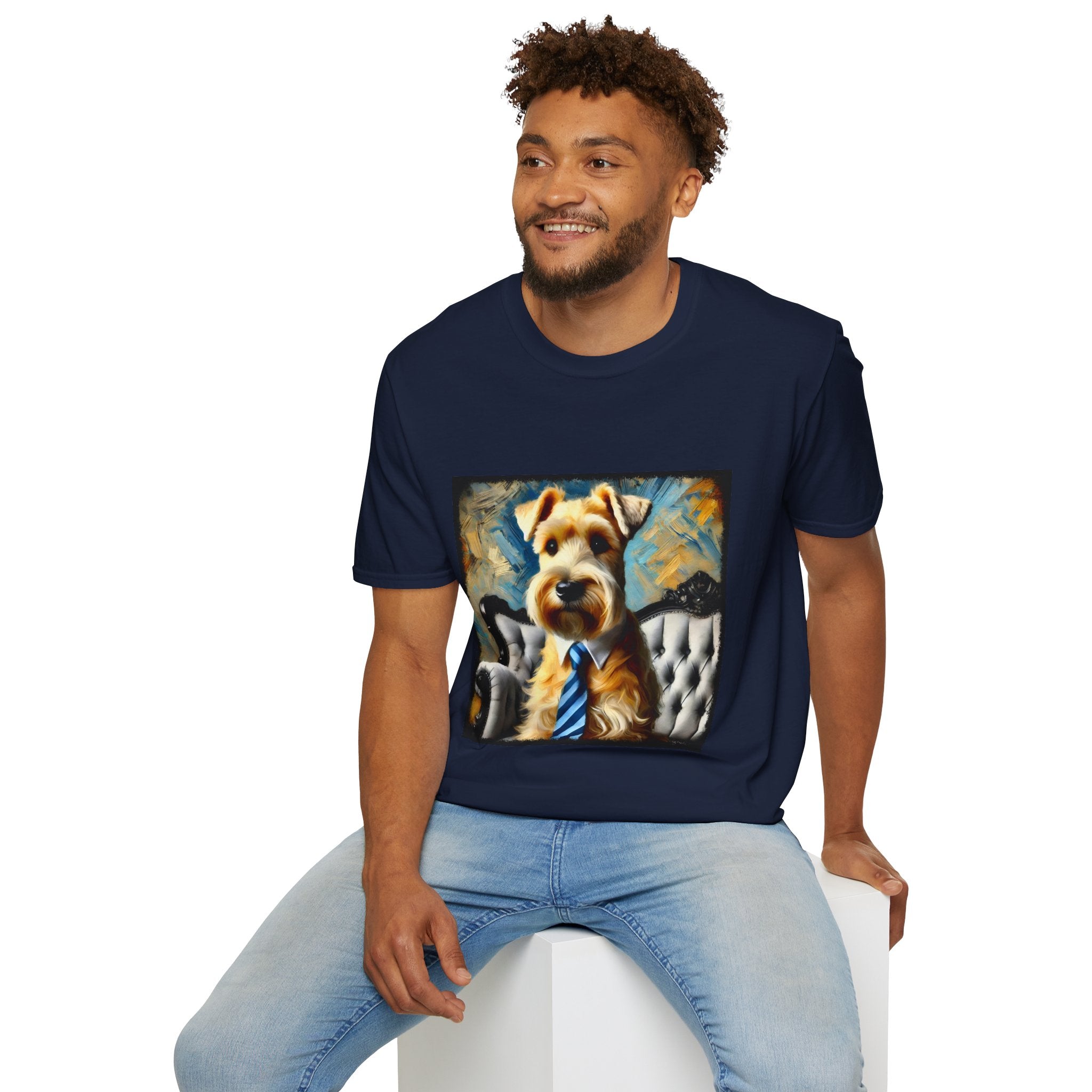 Wheaten Terrier Dapper Dawg | Unisex Dog T-Shirt