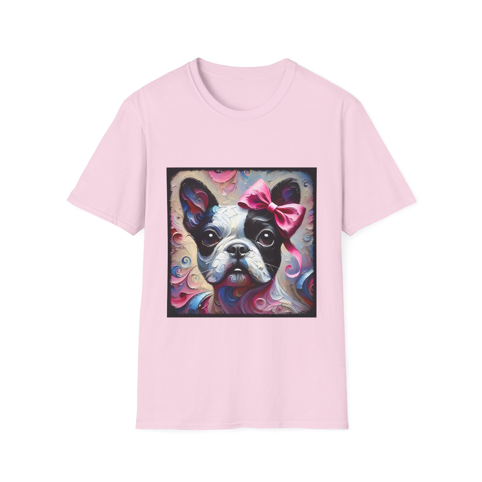 French Bulldog Textured Swirl | Unisex Dog T-Shirt
