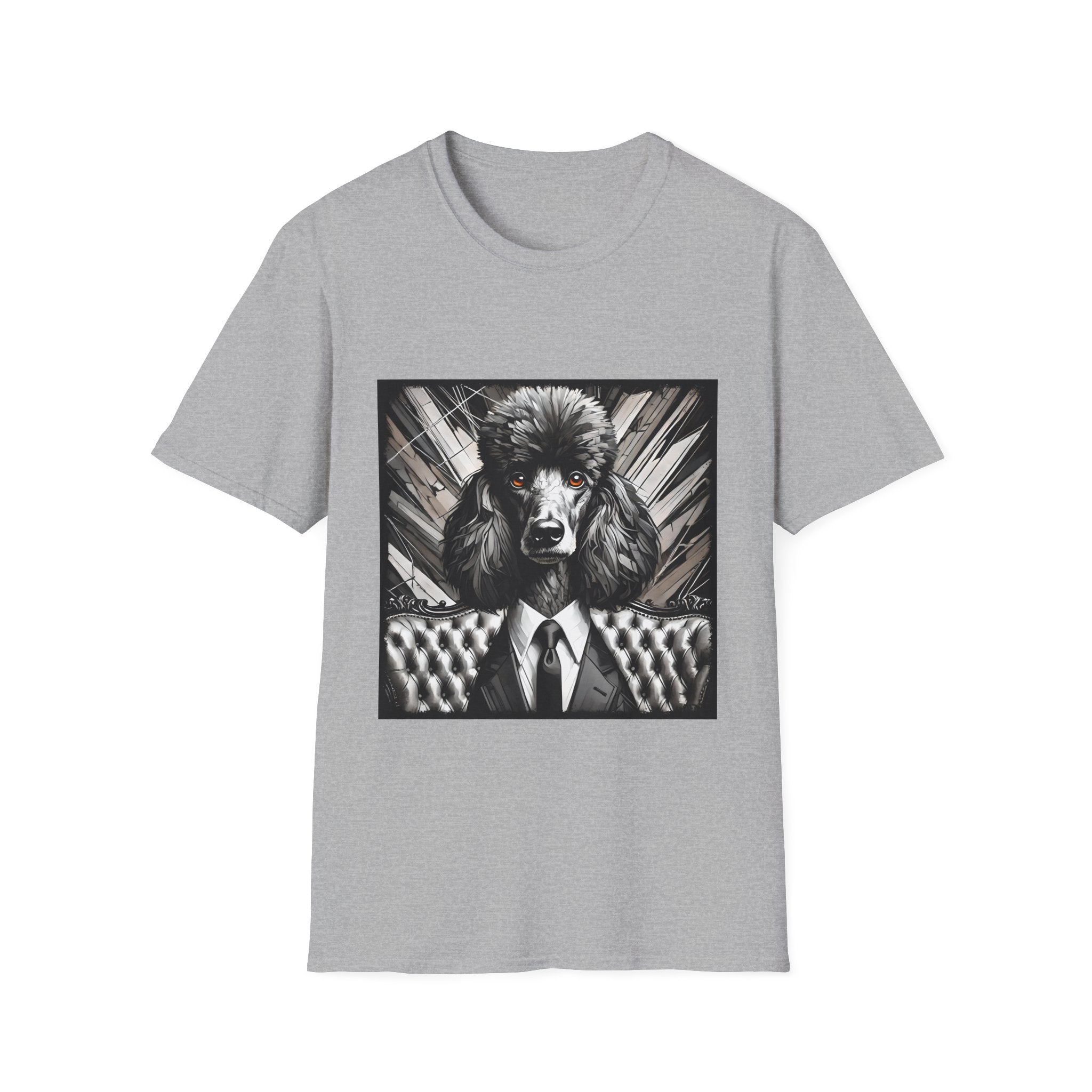 Poodle B&W Bold Eyes II | Unisex Dog T-Shirt