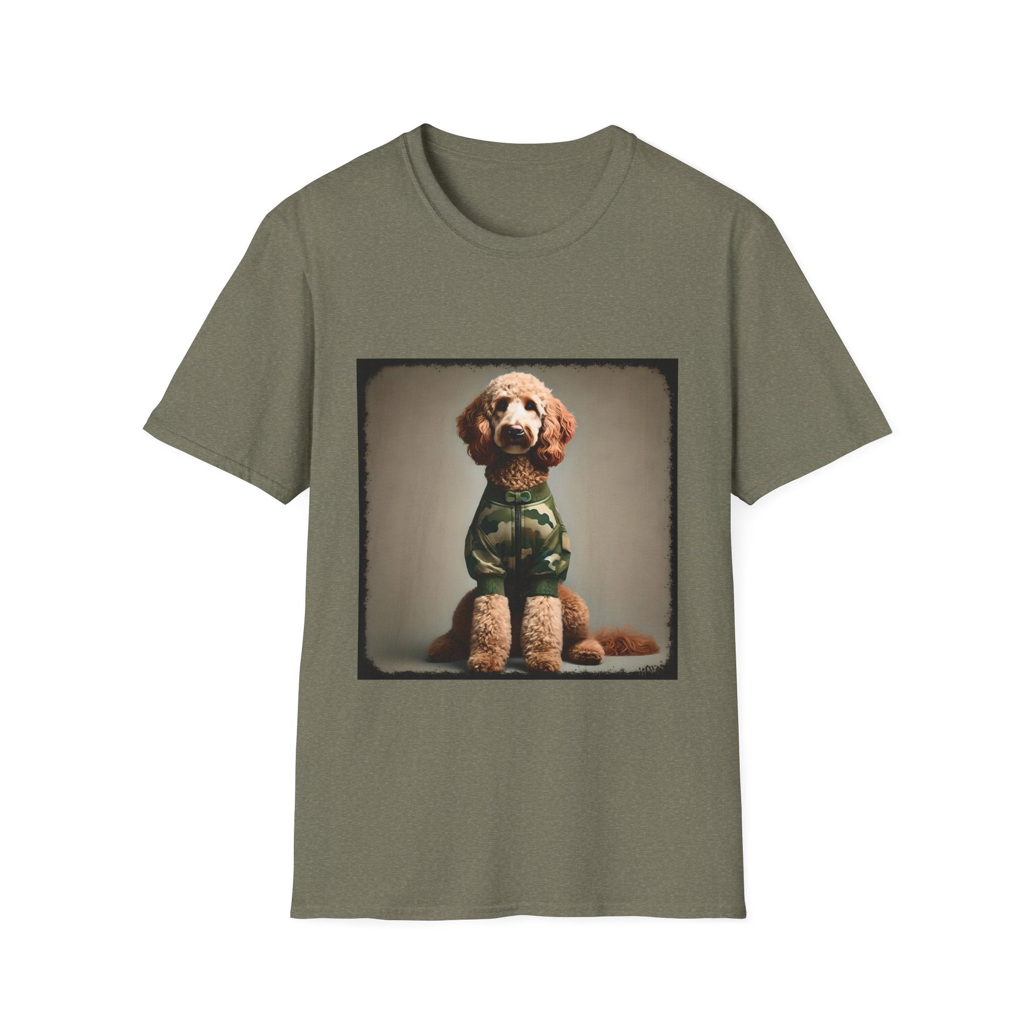 Labradoodle Camo Cutie | Unisex Dog T-Shirt