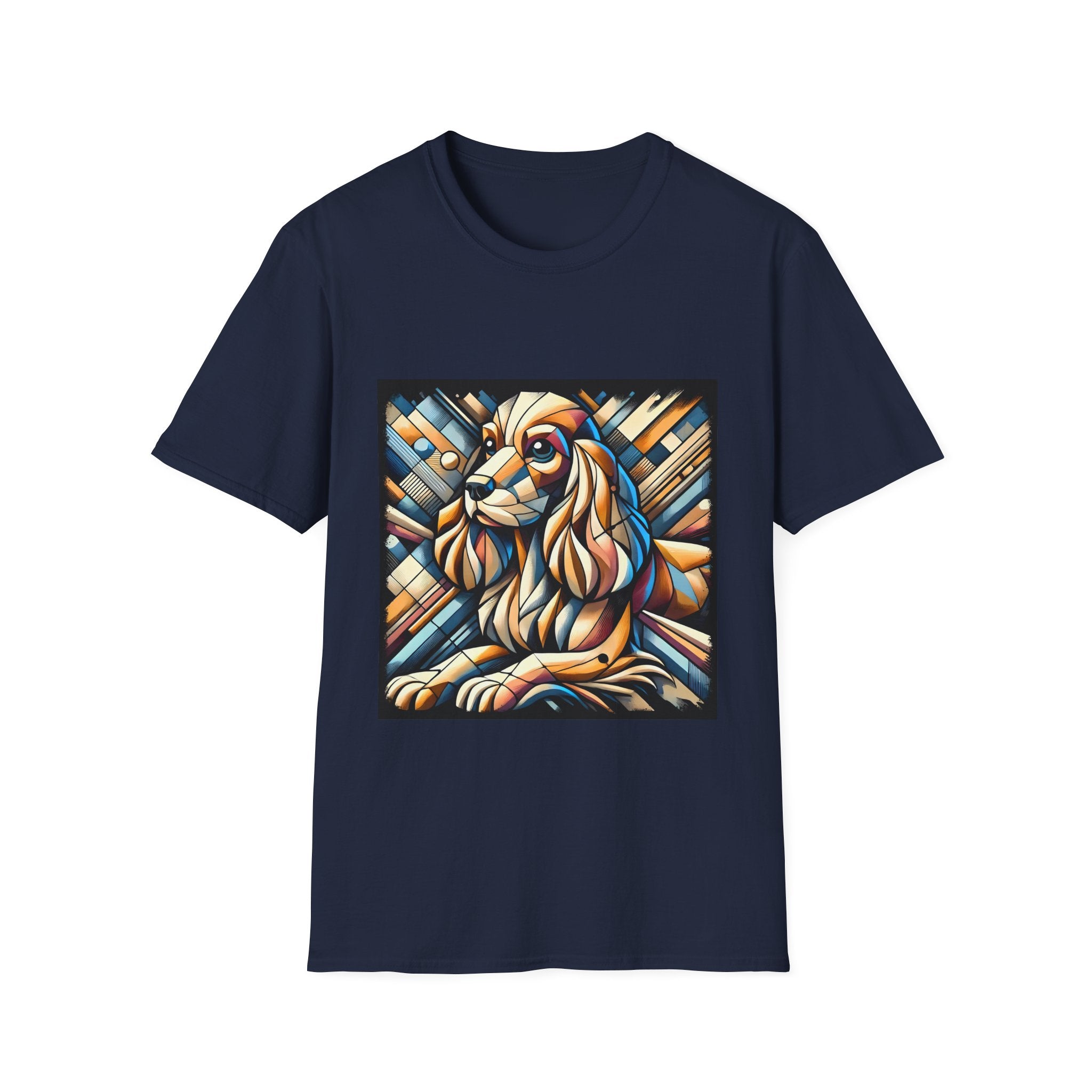Cocker Spaniel Bold Geometric | Unisex Dog T-Shirt