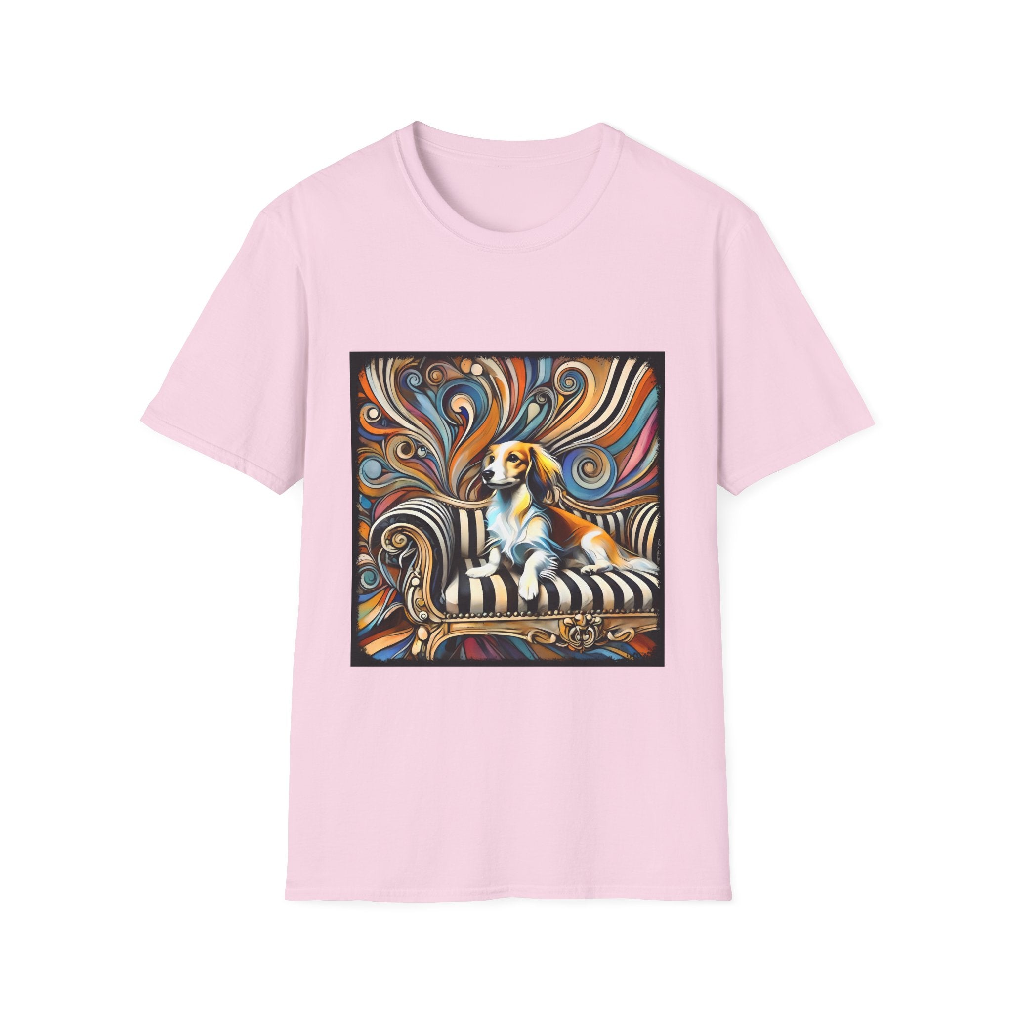 Dachshund Chic Swirl | Unisex Dog T-Shirt