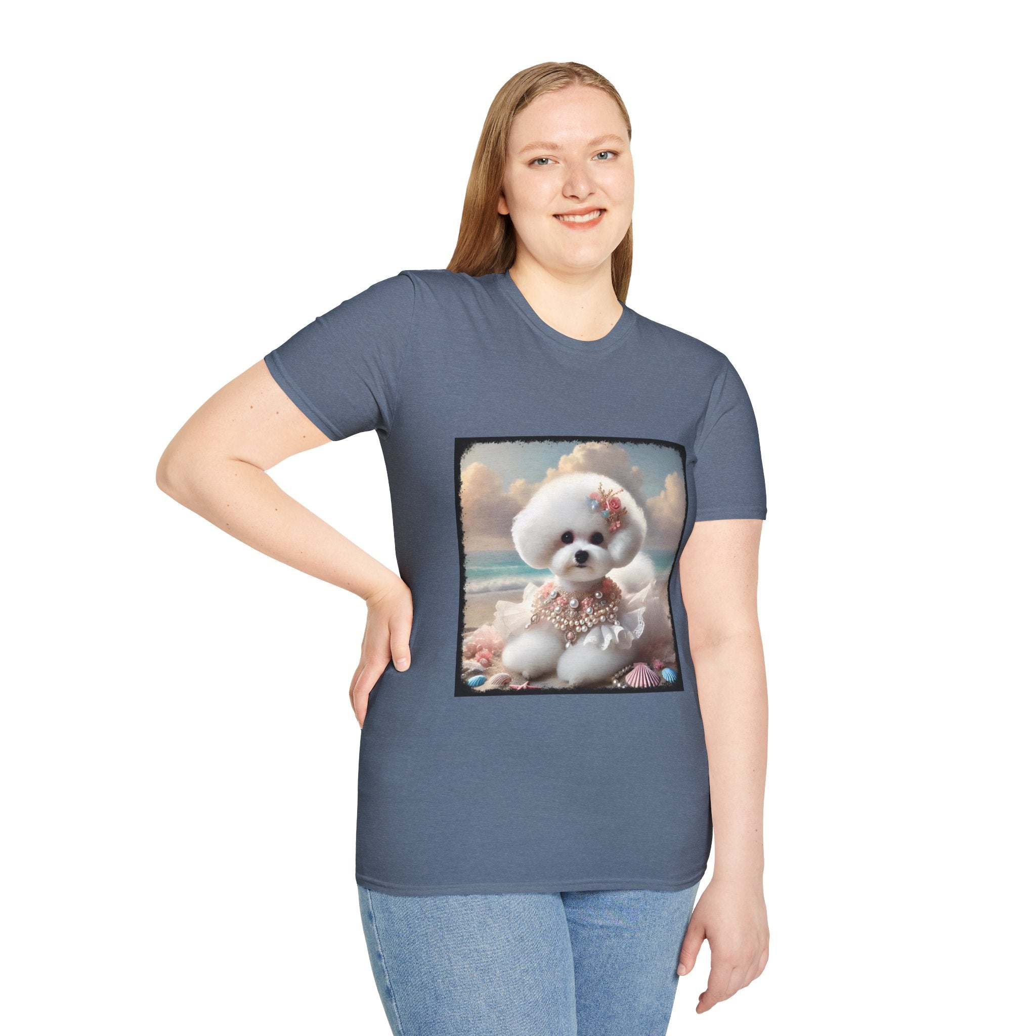 Bichon Frise Beach Beauty | Unisex Dog T-Shirt
