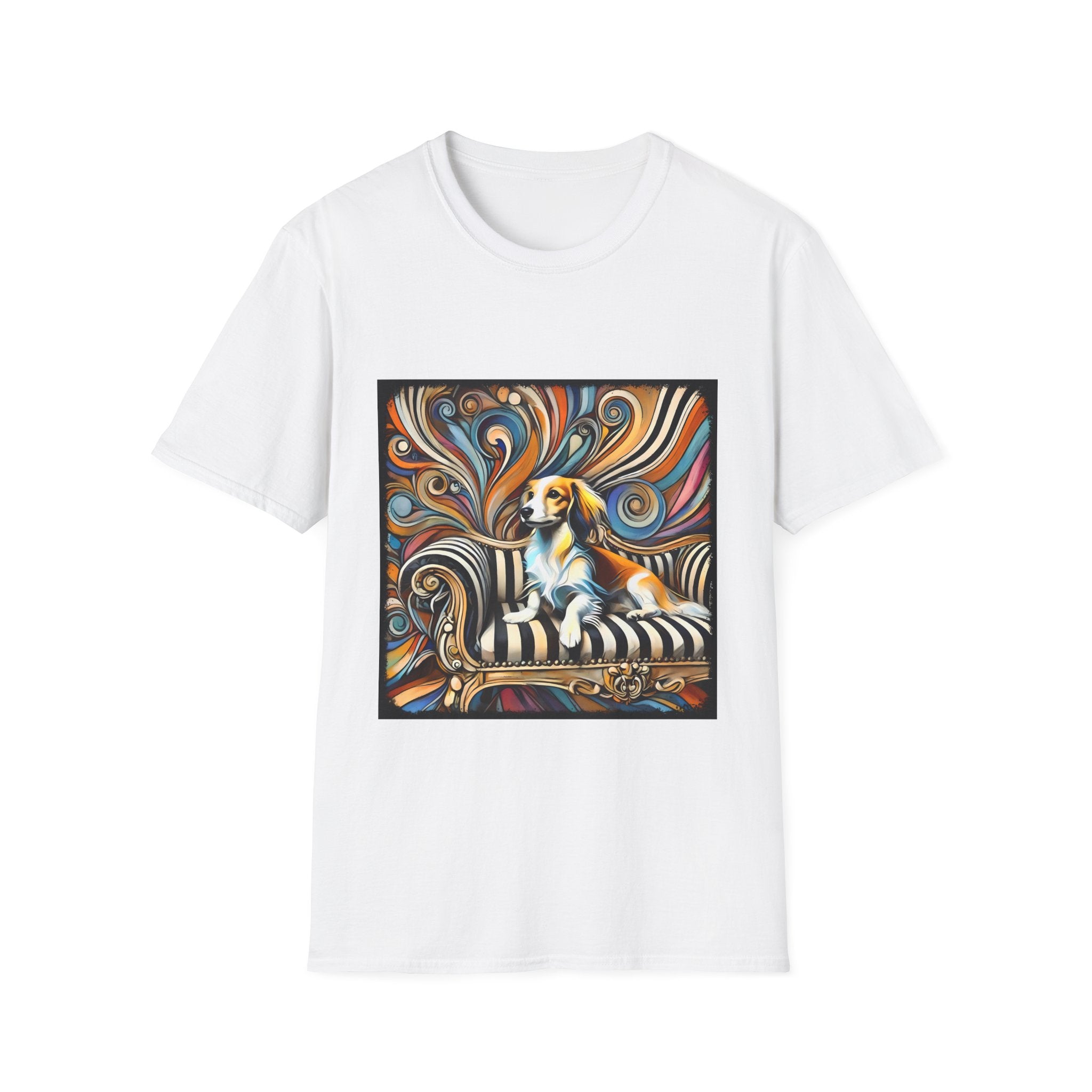 Dachshund Chic Swirl | Unisex Dog T-Shirt