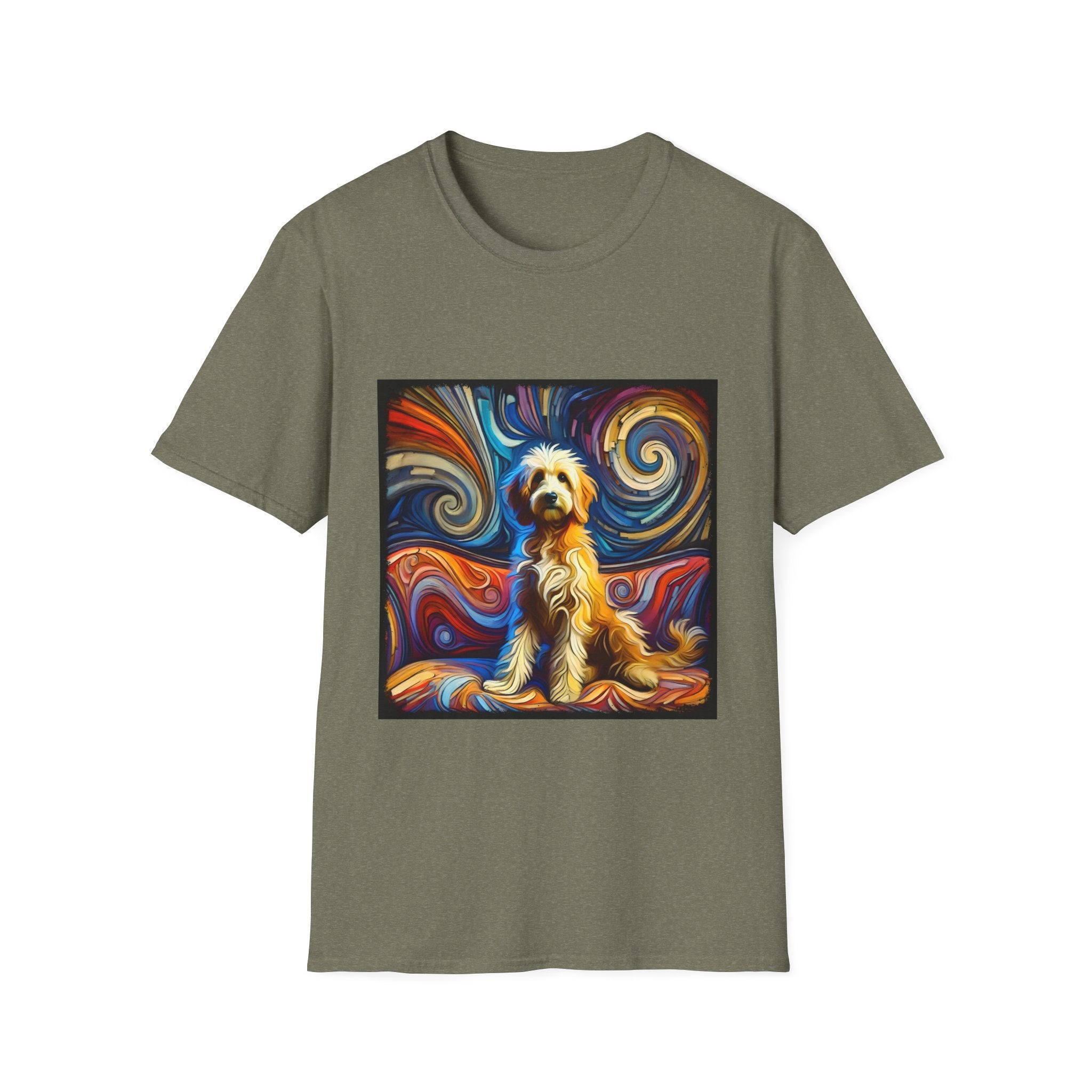 Goldendoodle Multicolored Swirl | Unisex Dog T-Shirt