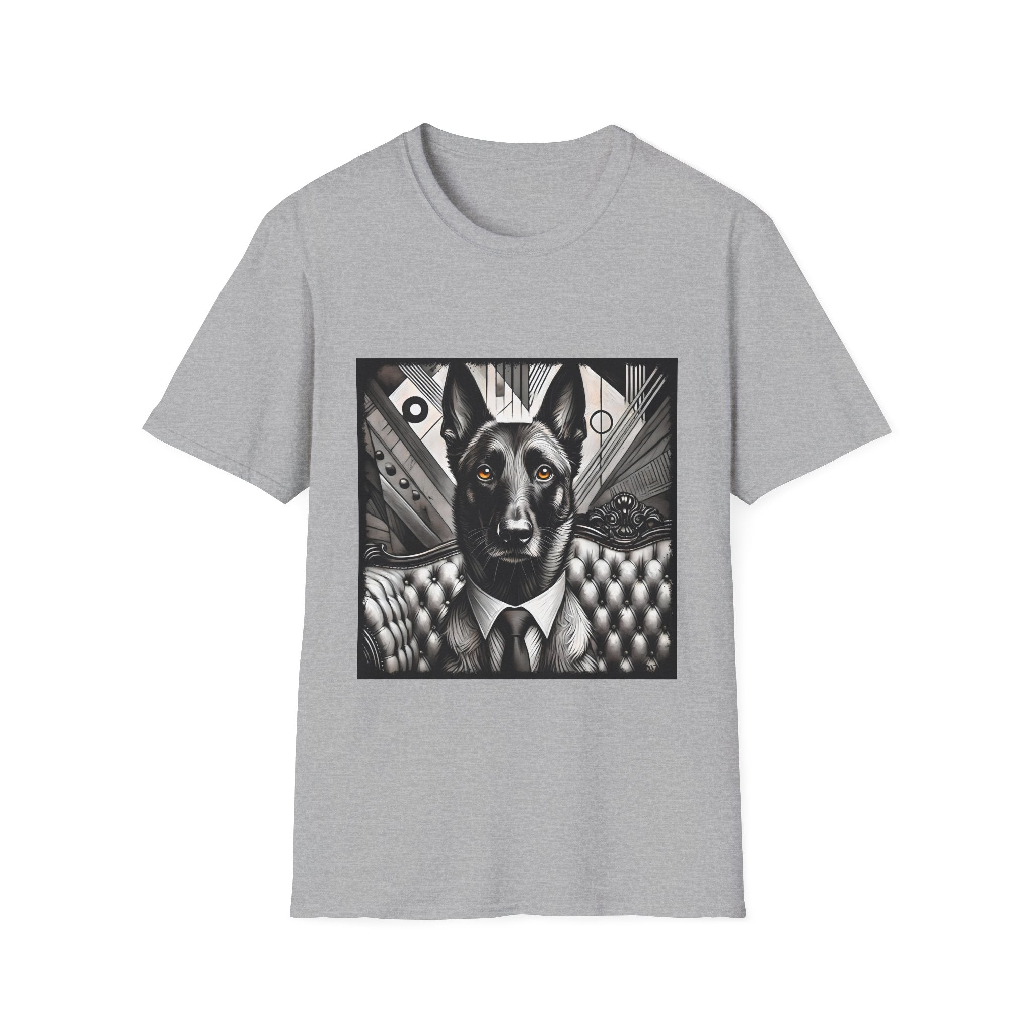 Belgian Malinois B&W Bold Eyes | Unisex Dog T-Shirt