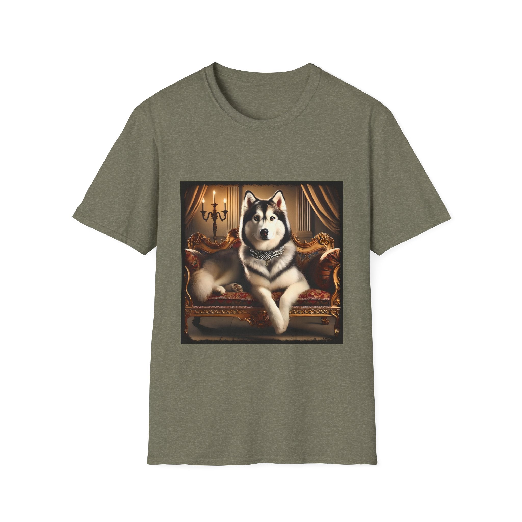 Siberian Husky Poised Princess | Unisex Dog T-Shirt