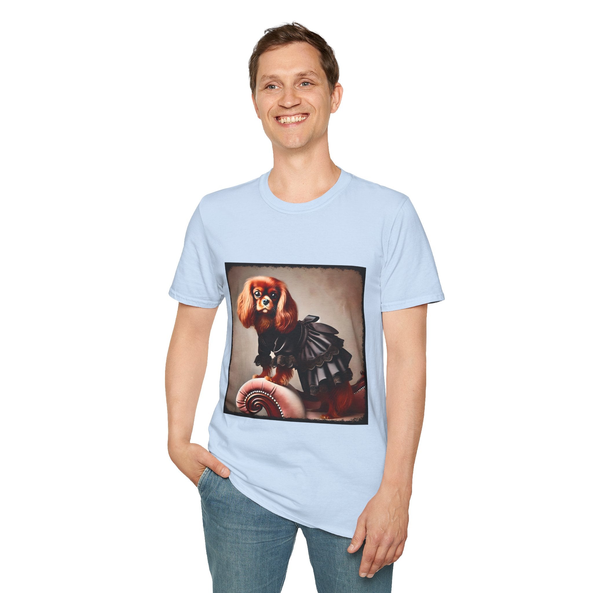 Cavalier King Charles Spaniel Edgy Muse | Unisex Dog T-Shirt
