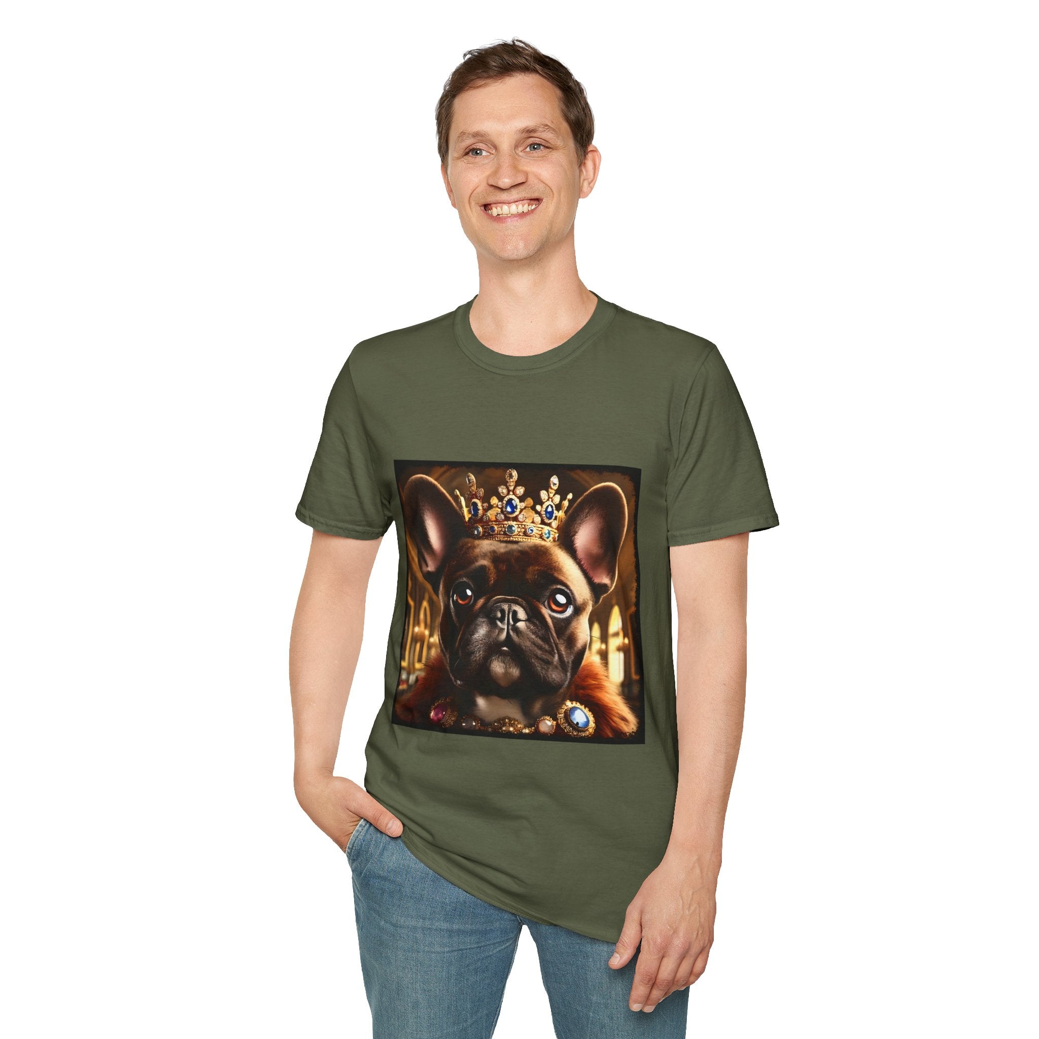 French Bulldog Majestic Muse | Unisex Dog T-Shirt