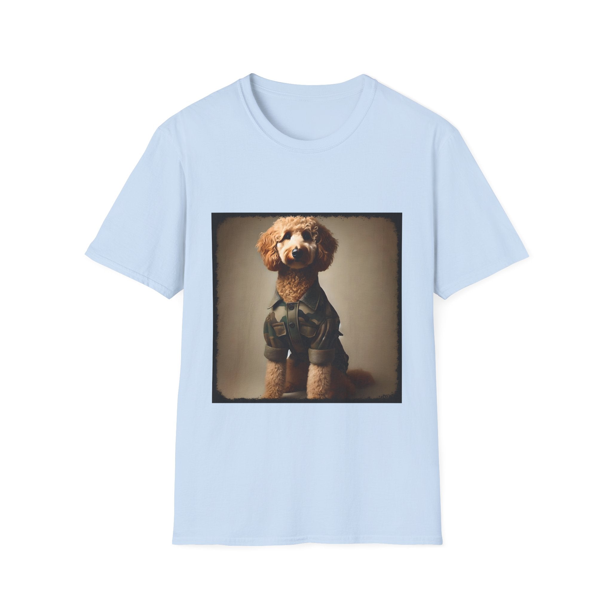 Goldendoodle Green Camo Cutie | Unisex Dog T-Shirt