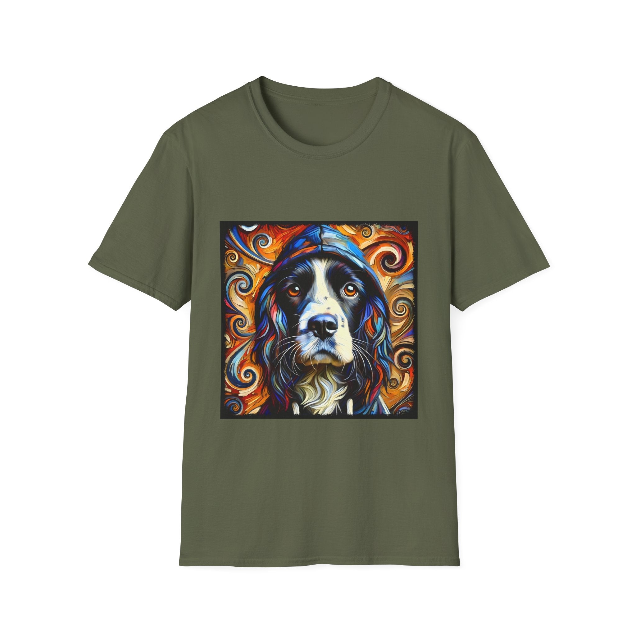 English Springer Spaniel Relaxed Swirl | Unisex Dog T-Shirt