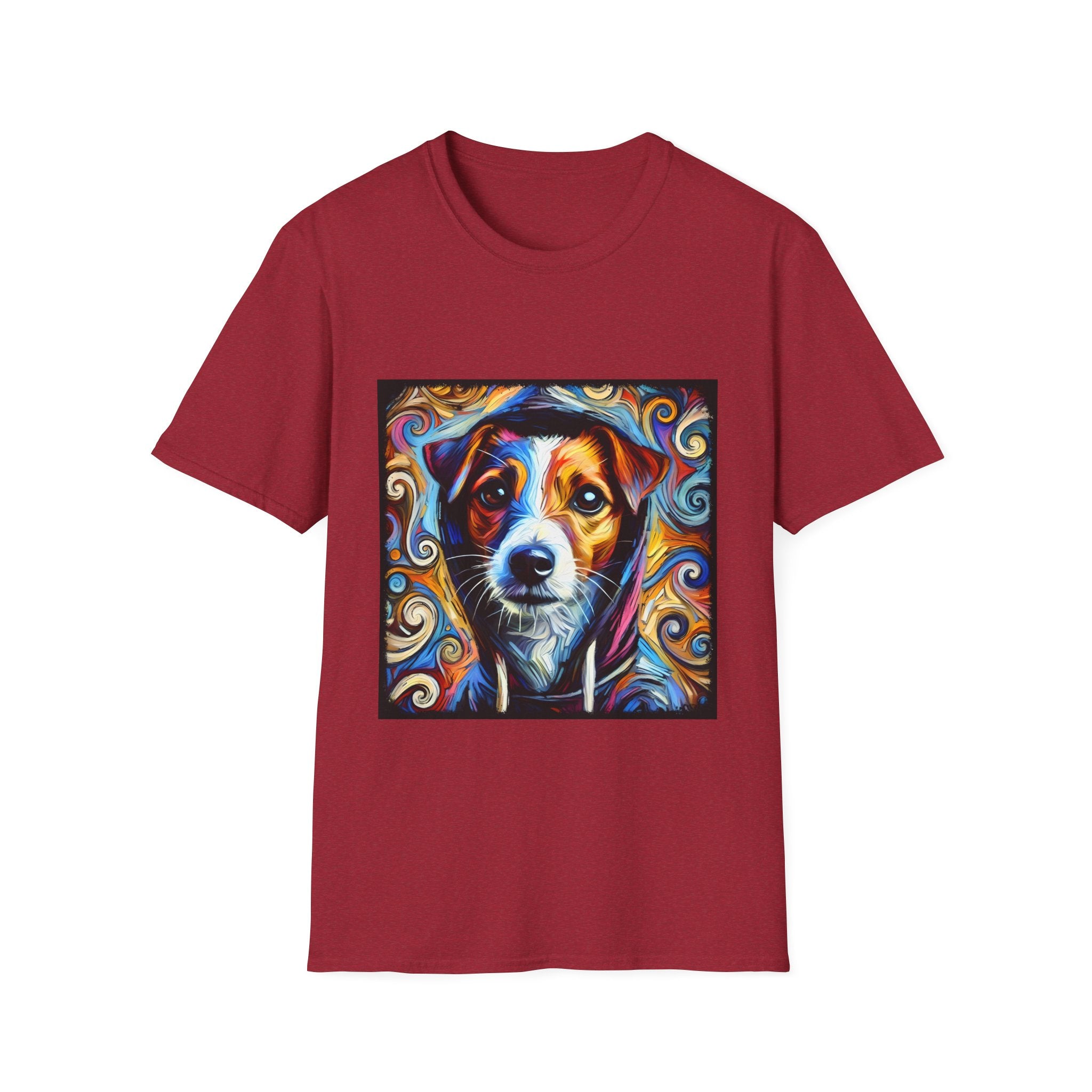 Jack Russell Terrier Relaxed Swirl | Unisex Dog T-Shirt