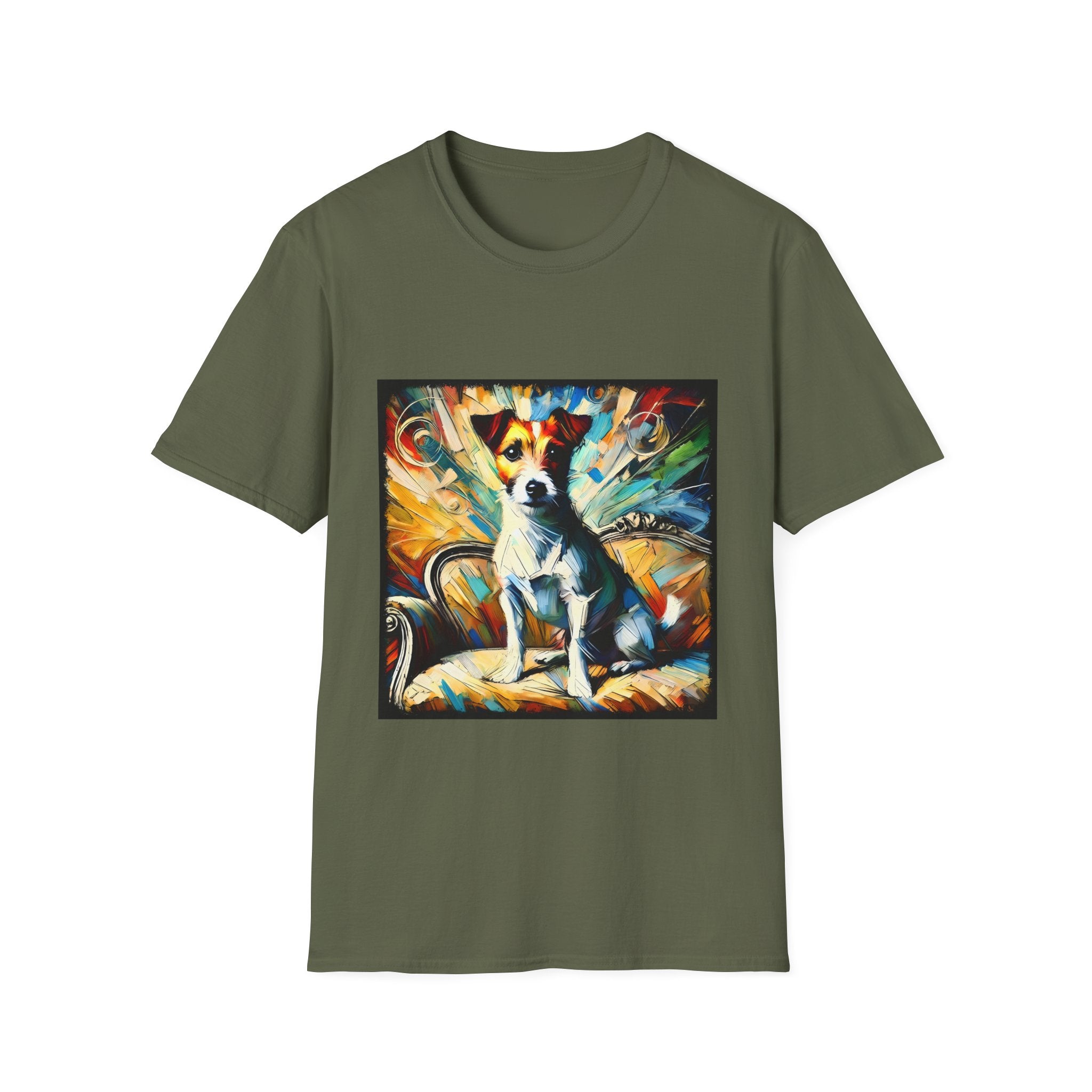 Jack Russell Terrier Multicolored Classic | Unisex Dog T-Shirt