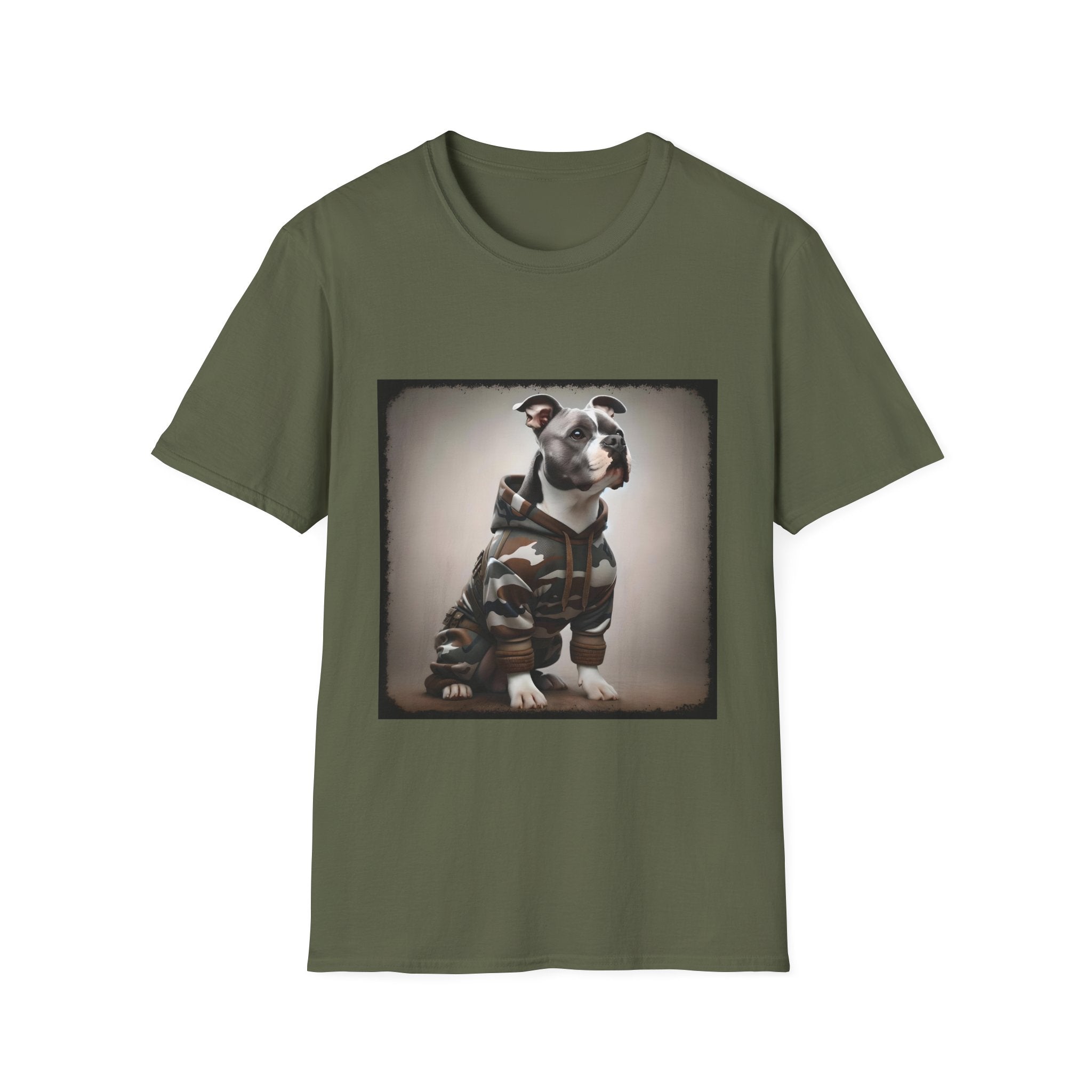 American Pit Bull Terrier Camo Cutie | Unisex Dog T-Shirt
