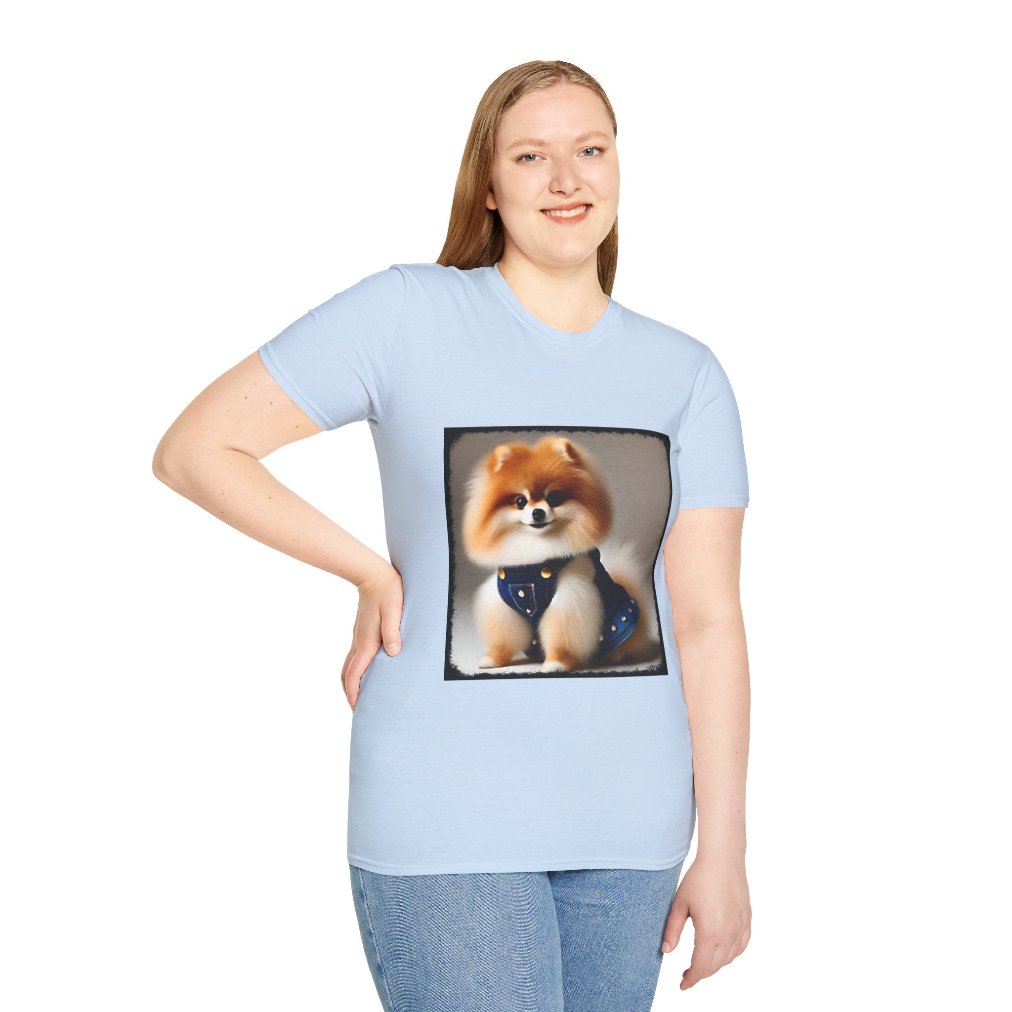 Pomeranian Jean Dream | Unisex Dog T-Shirt