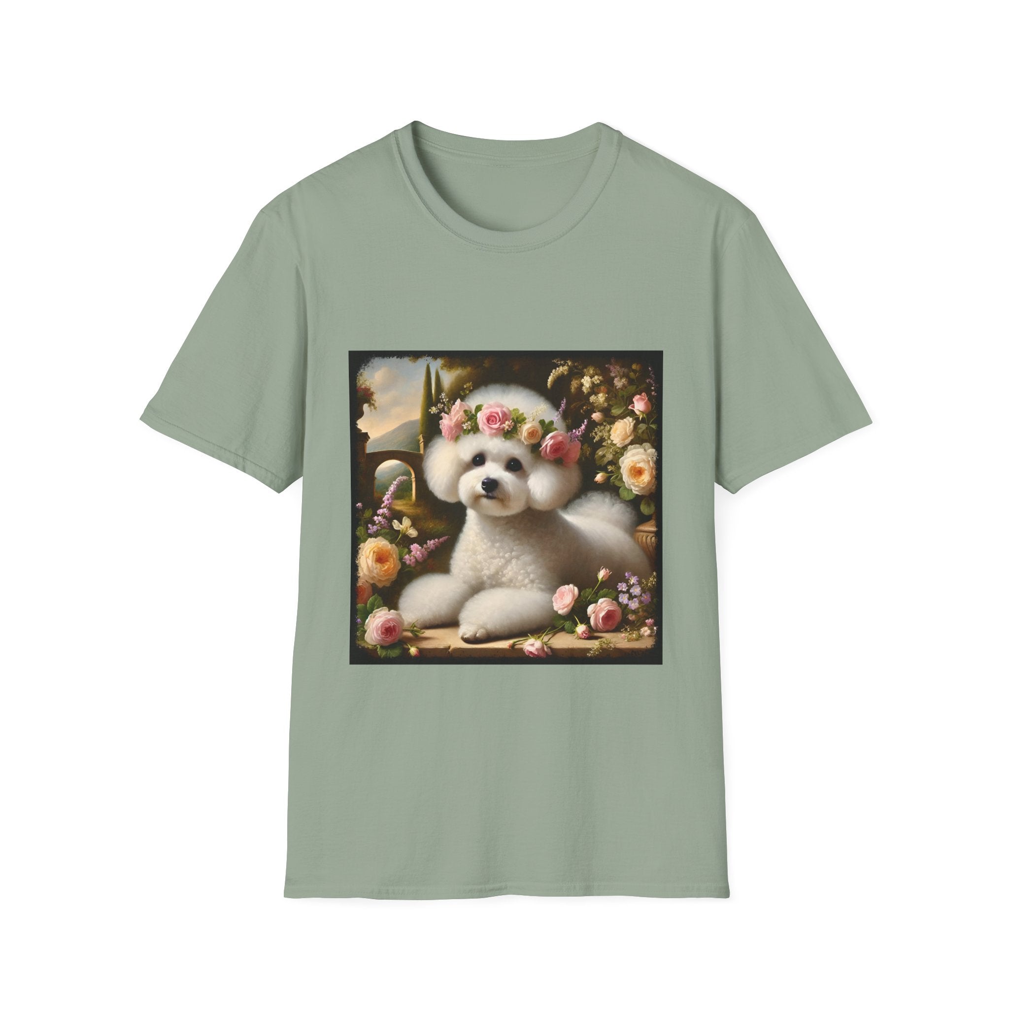 Bichon Frise Botanical Beauty | Unisex Dog T-Shirt