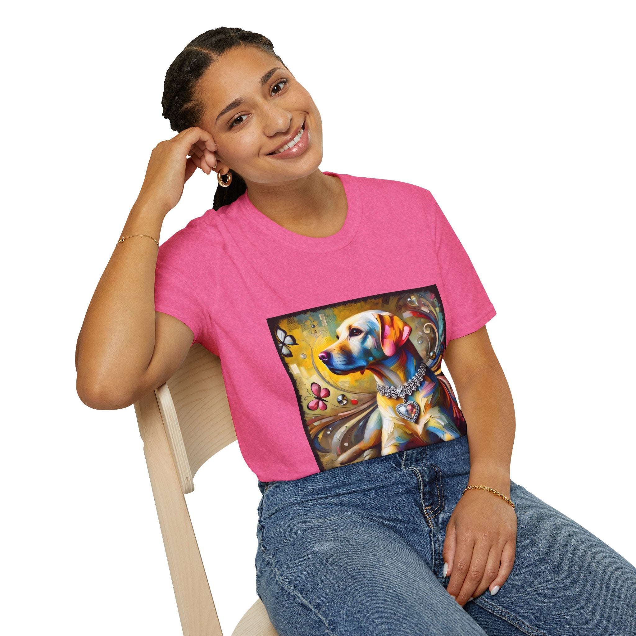 Labrador Retriever Diamond Heart Classic | Unisex Dog T-Shirt