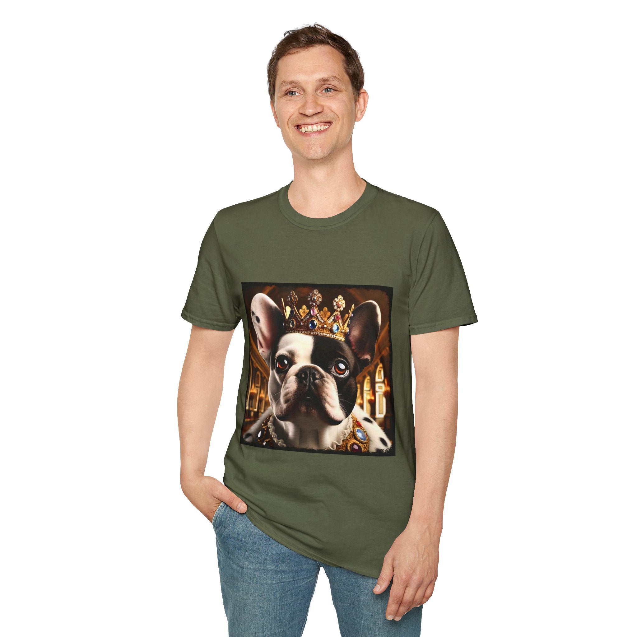 French Bulldog Majestic Bling | Unisex Dog T-Shirt
