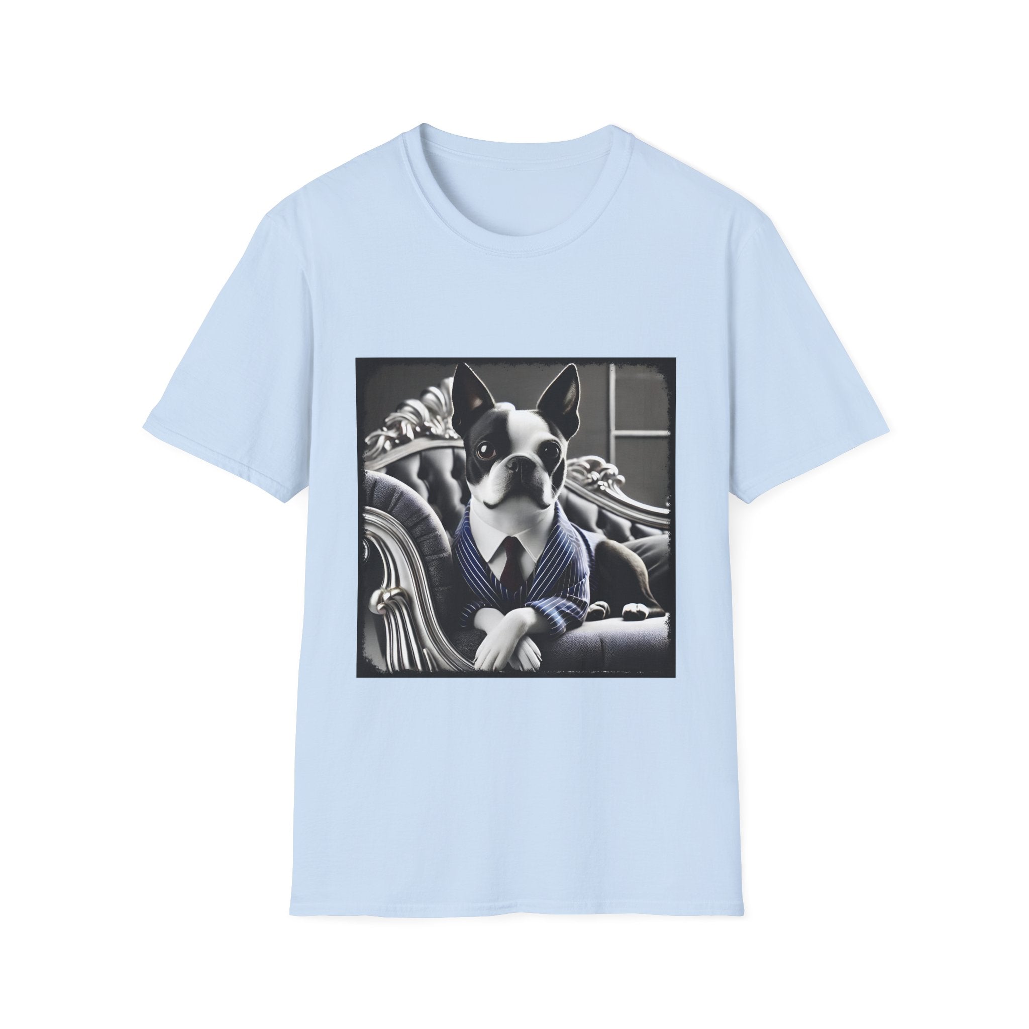 Boston Terrier breed art tee classy design