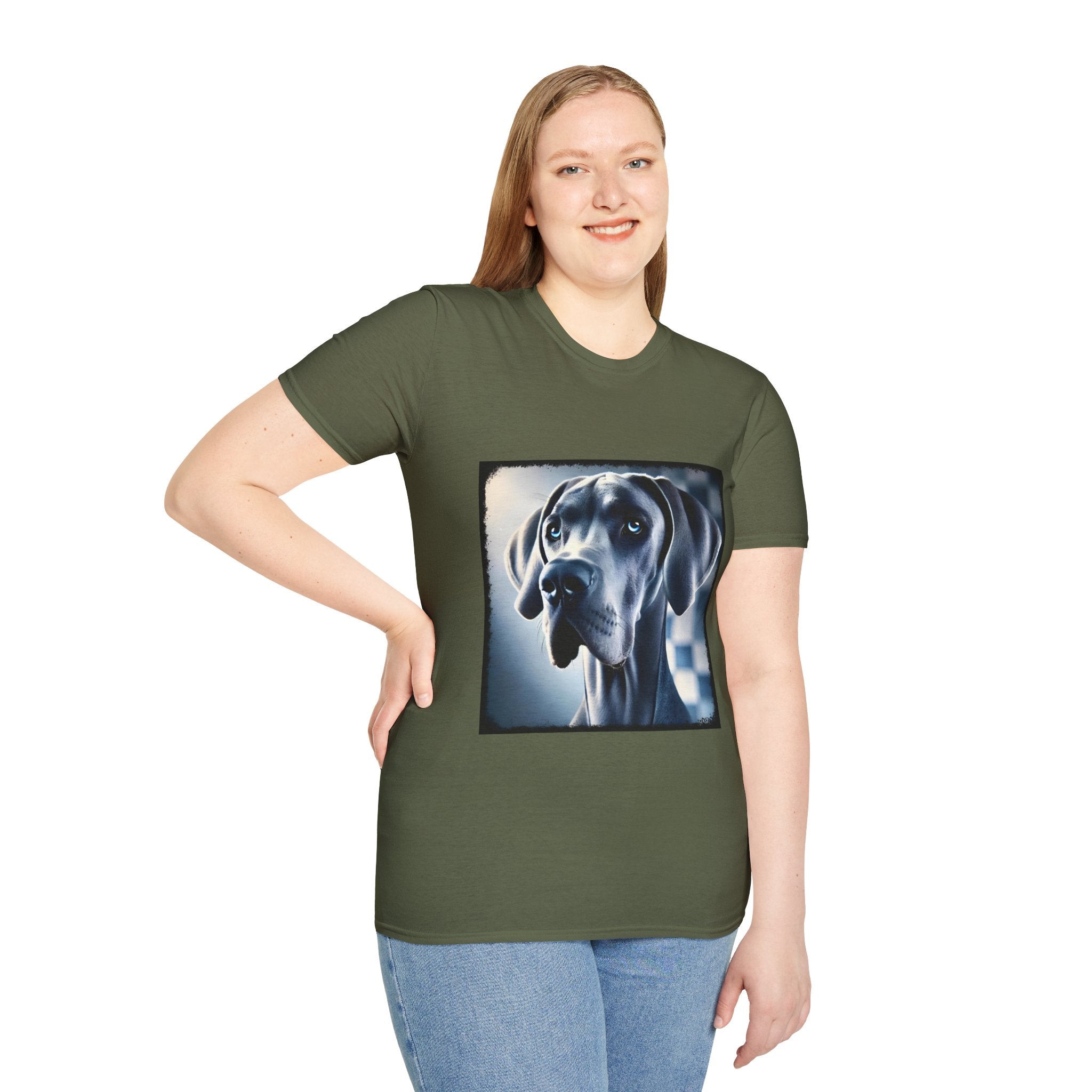 Great Dane Regal Pose | Unisex Dog T-Shirt