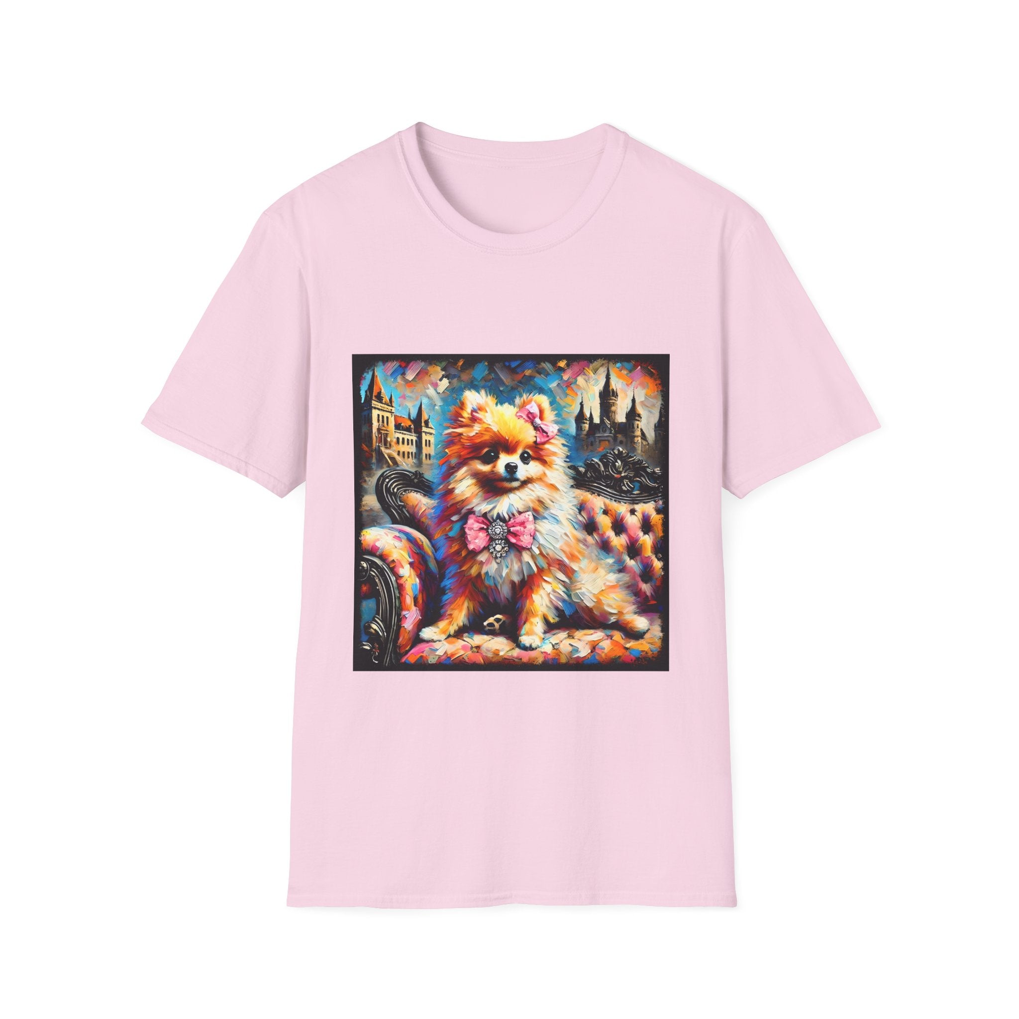 Pomeranian Diamond Princess Classic  | Unisex Dog T-Shirt