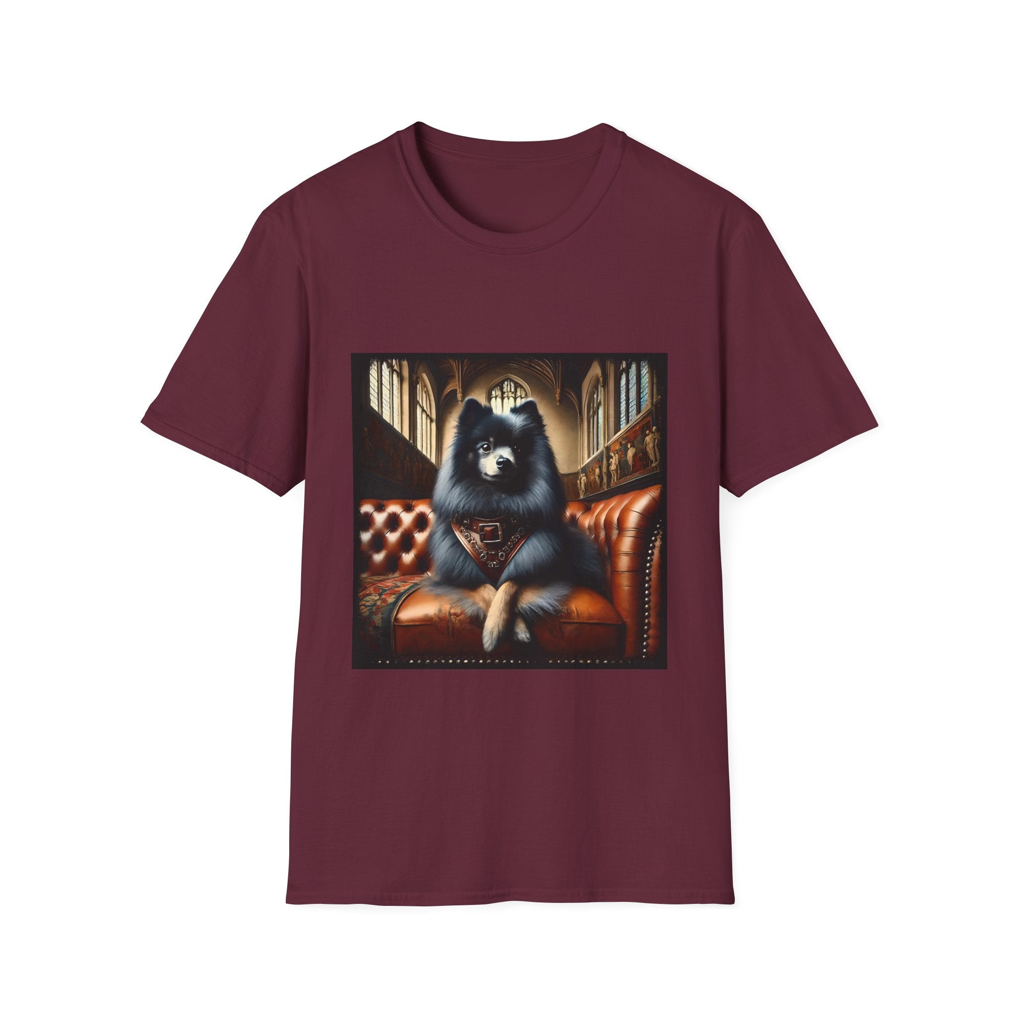Pomeranian Poised Prince | Unisex Dog T-Shirt