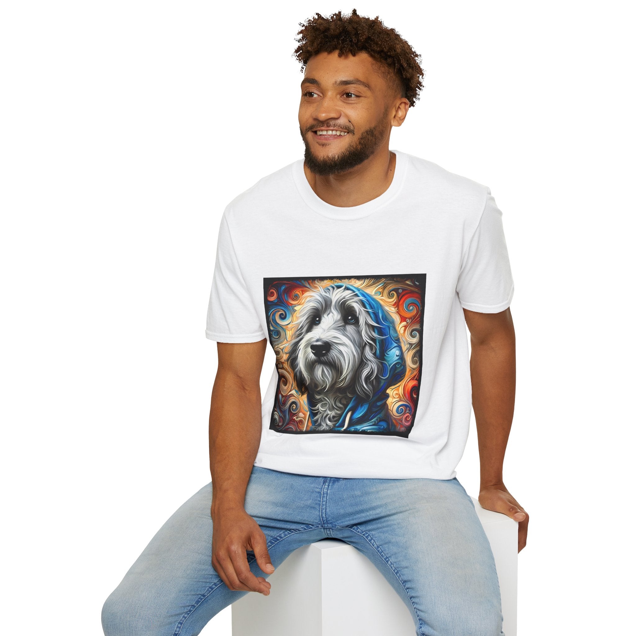 Sheepadoodle Urban Swirl | Unisex Dog T-Shirt