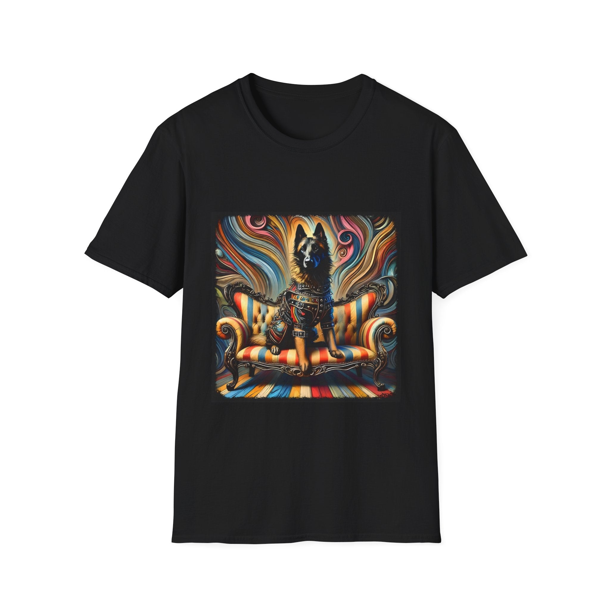 Belgian Malinois Vivid Rocker | Unisex Dog T-Shirt