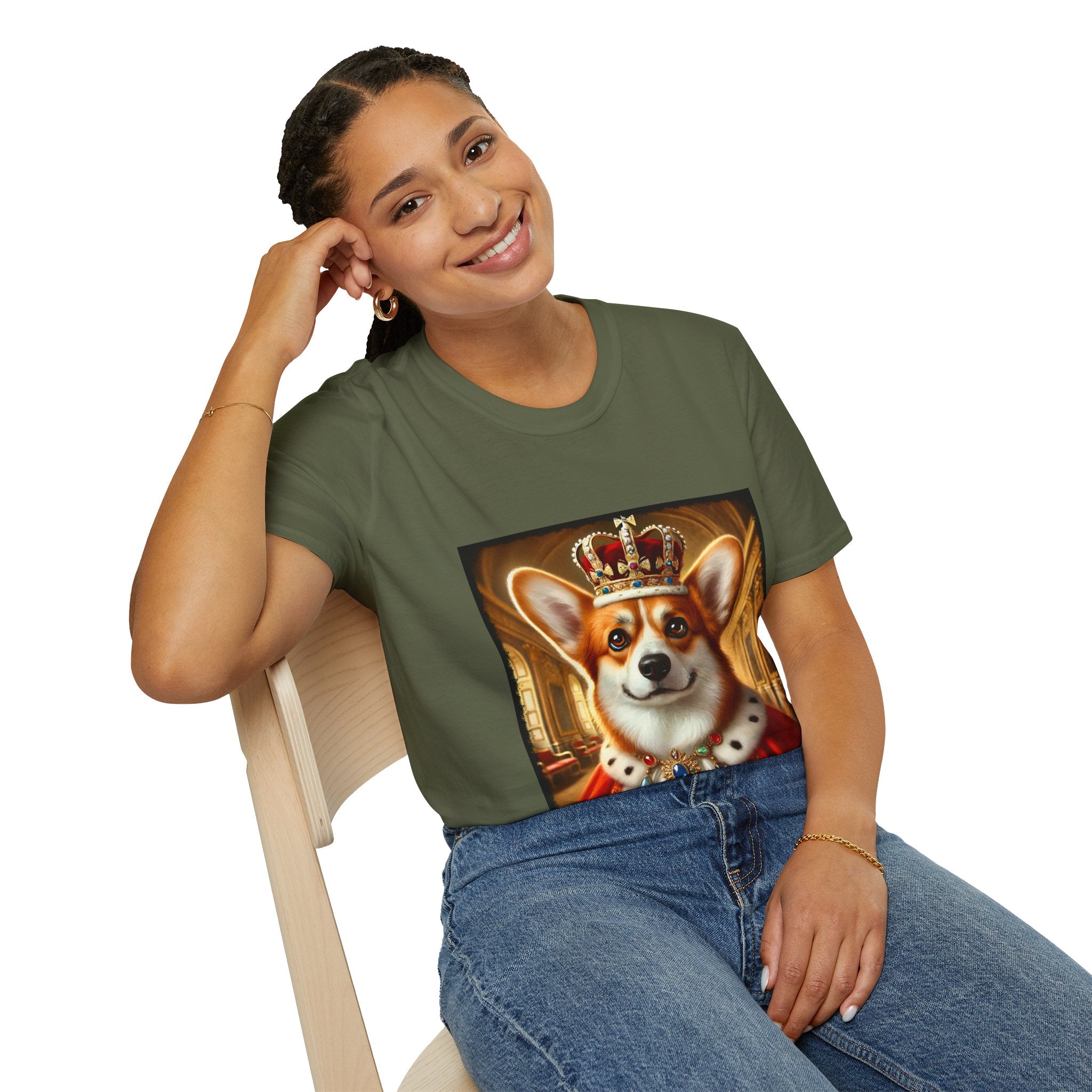Pembroke Welsh Corgi Majestic Muse | Unisex Dog T-Shirt