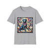 Labrador Retriever Pink Bow Swirl | Unisex Dog T-Shirt