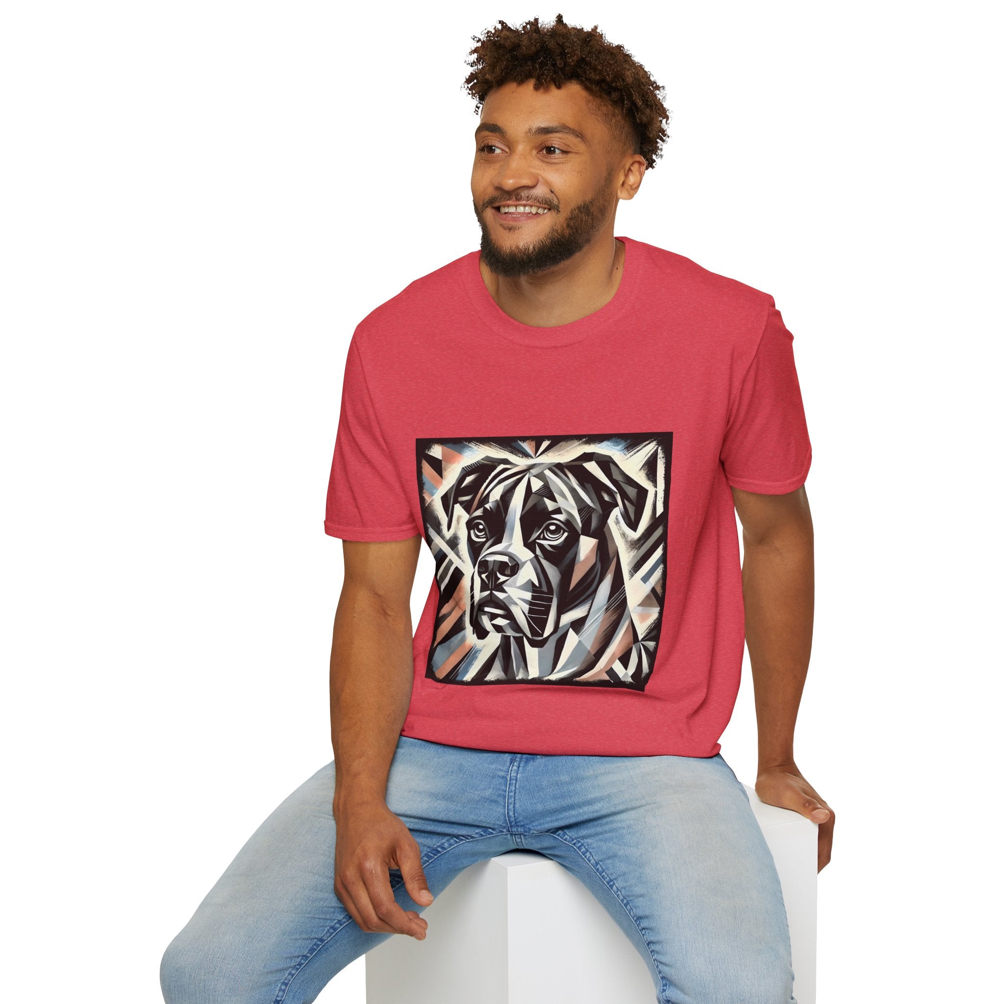 Boxer Bold Geometric | Unisex Dog T-Shirt