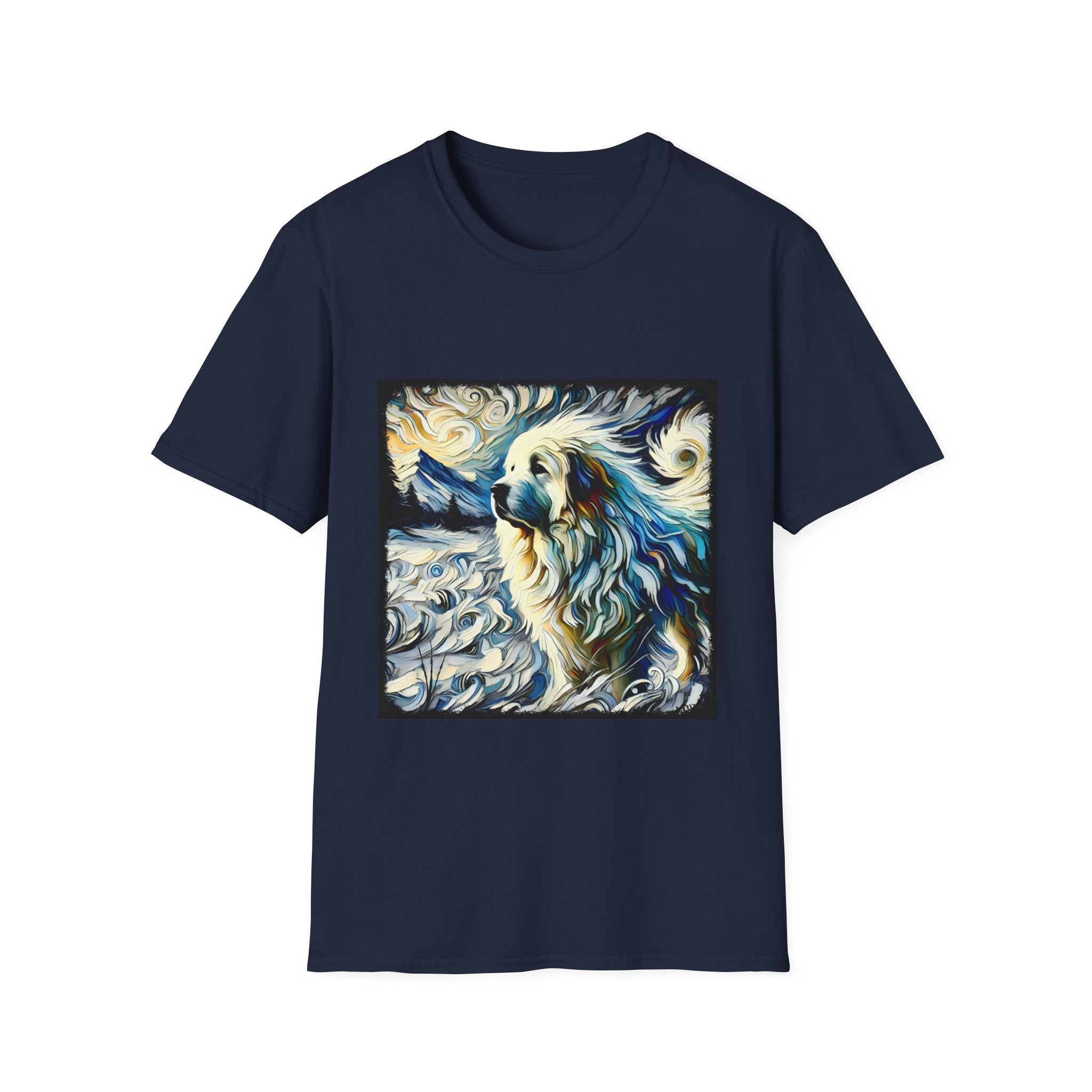 Great Pyrenees Snow Swirl | Unisex Dog T-Shirt