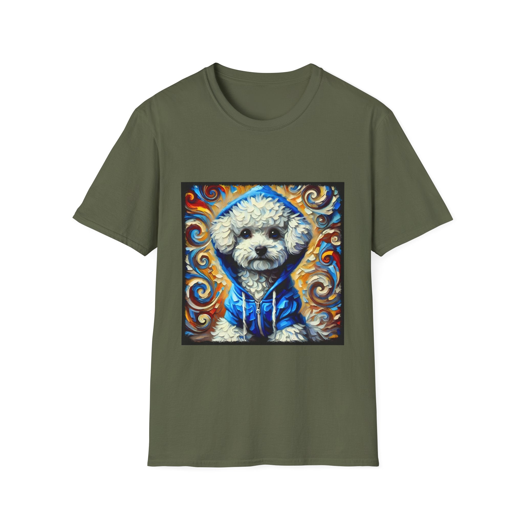 Bichon Frise Hoodie Swirl | Unisex Dog T-Shirt
