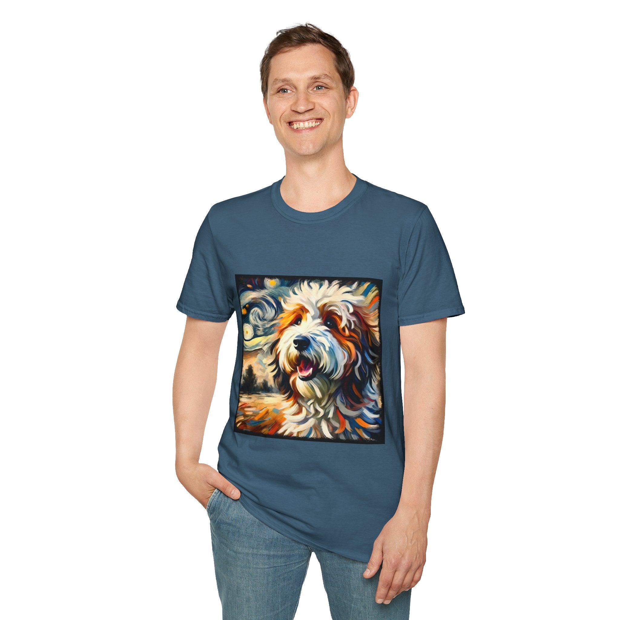 Bernedoodle Vivid Swirl | Unisex Dog T-Shirt